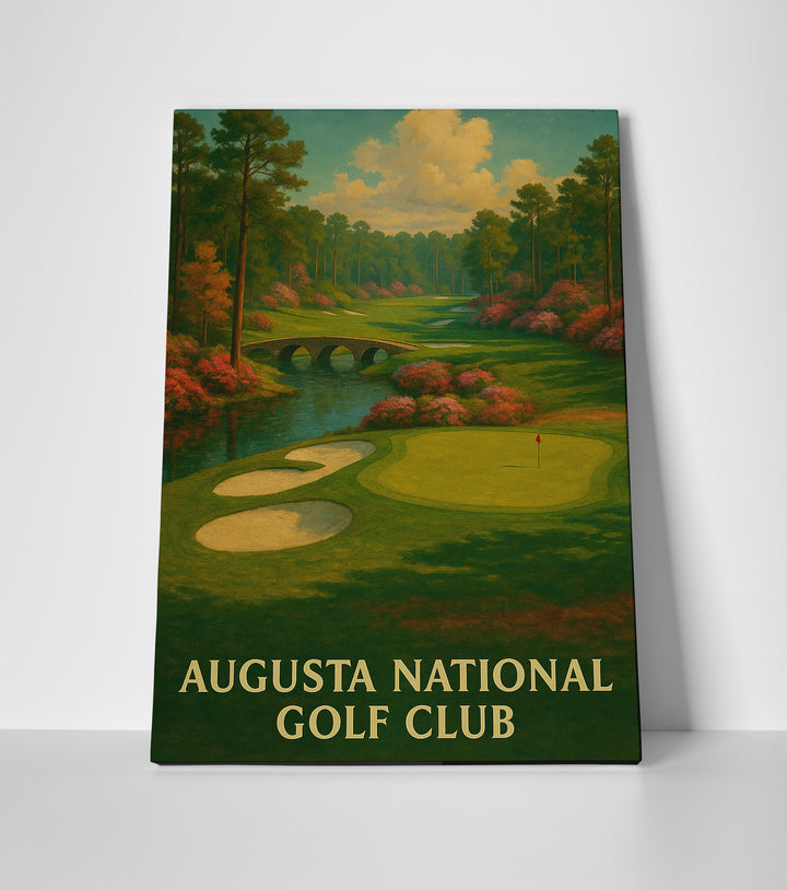 Augusta National golf club poster canvas wall art print decor