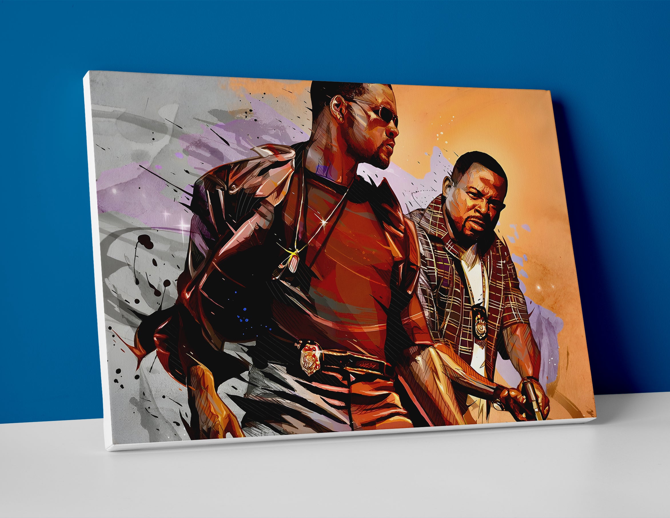 Bad Boys Movie poster canvas wall art painting print artwork decor will smith martin lawrence
