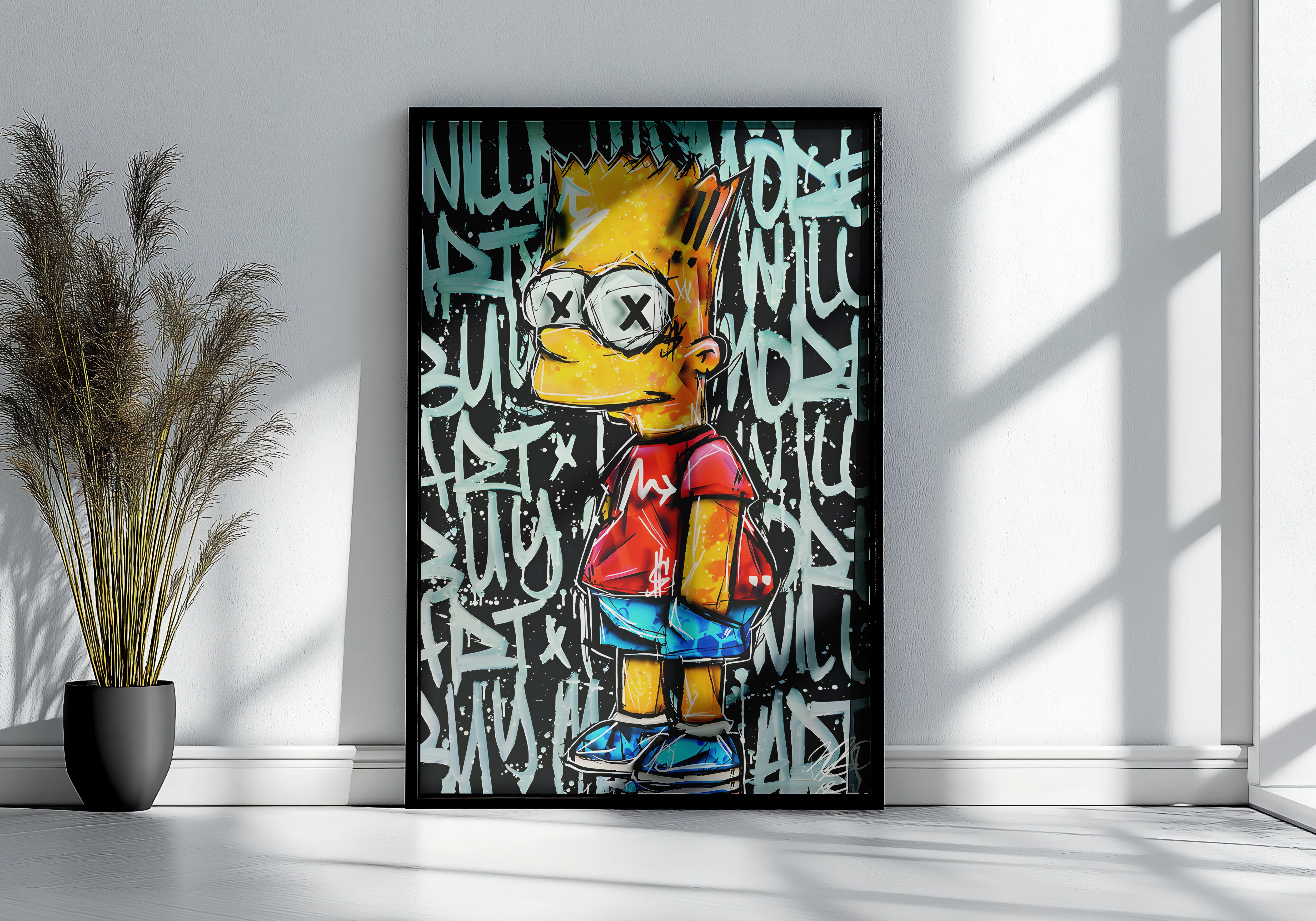 Bart Simpson Poster or Canvas Wall Art