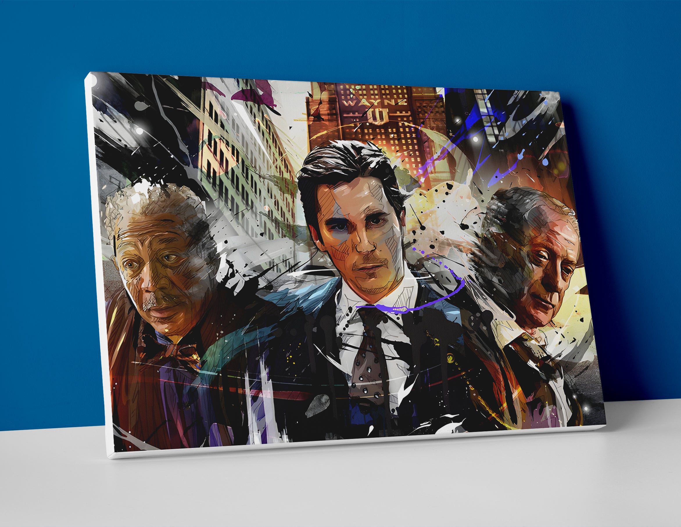 Batman Dark Knight Poster canvas wall art print decor