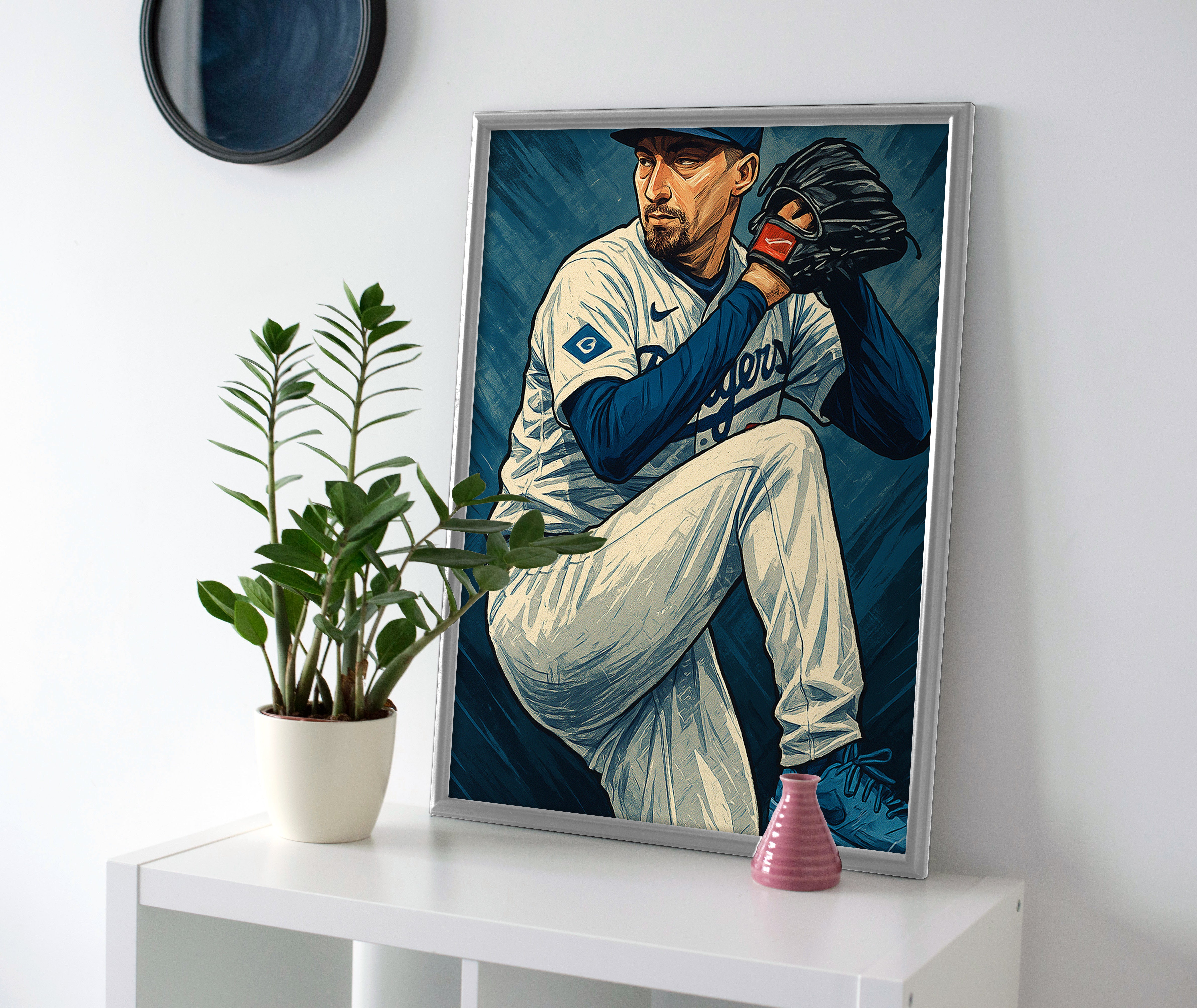 Blake Snell Dodgers Poster or Wrapped Canvas