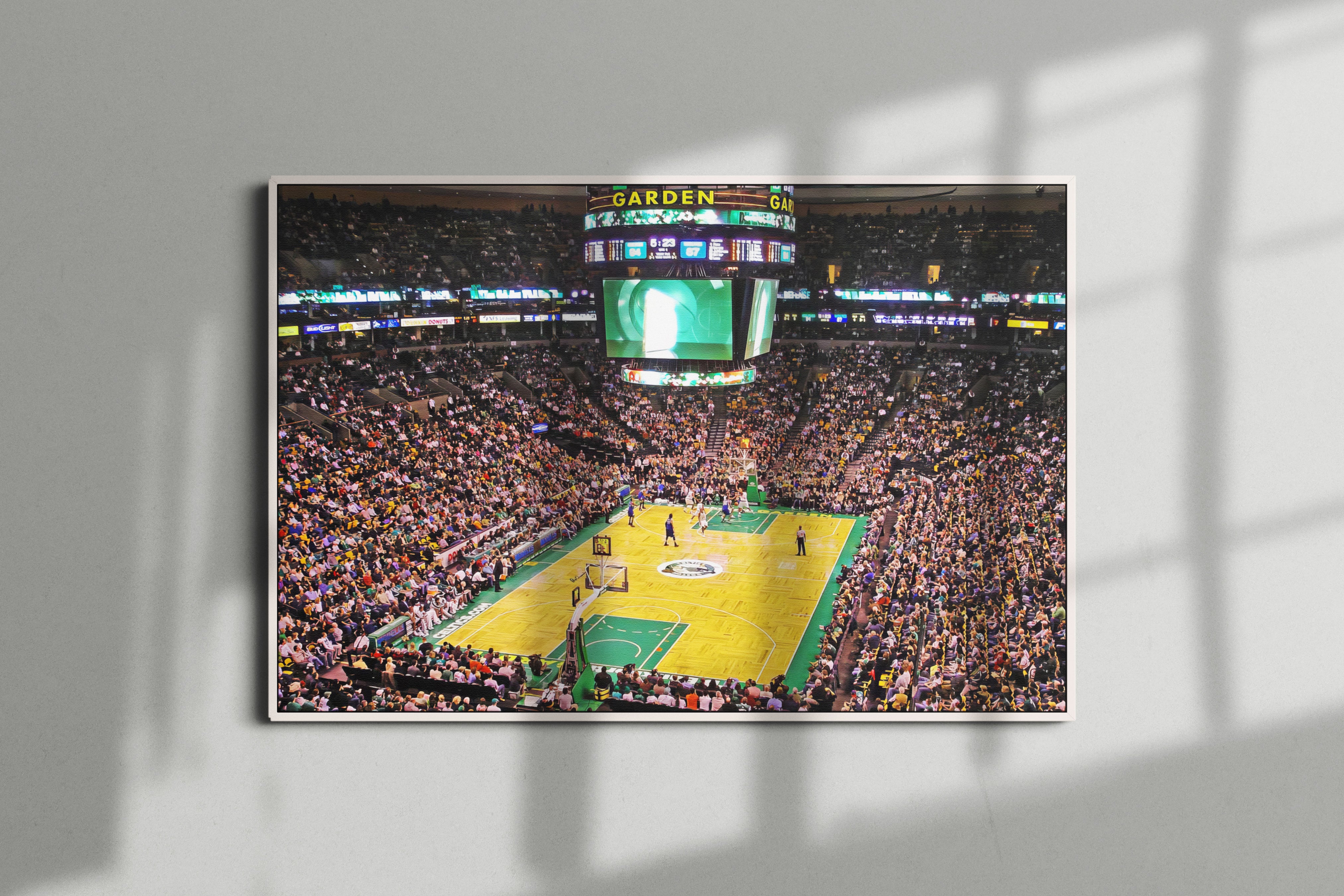 Boston Celtics Arena Poster or Canvas Wall Art print