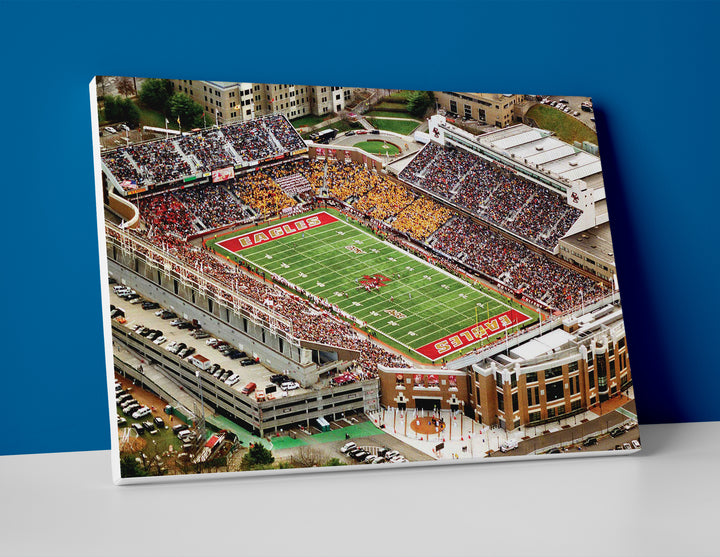 Boston College Football Stadium Poster canvas wall art print decor