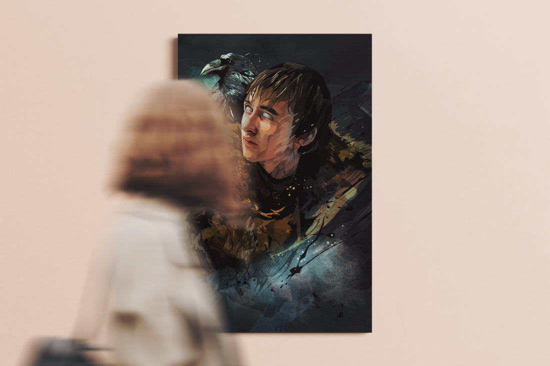 Bran Stark Poster or Canvas Wall Art print