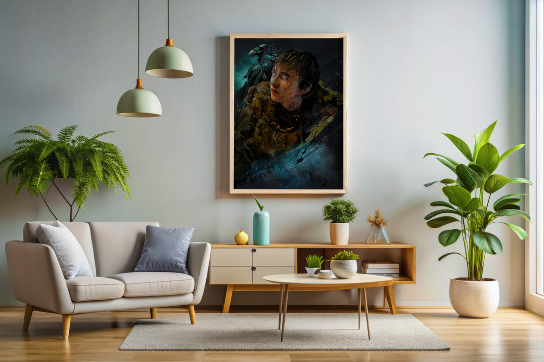 Bran Stark Poster or Canvas Wall Art print artwork