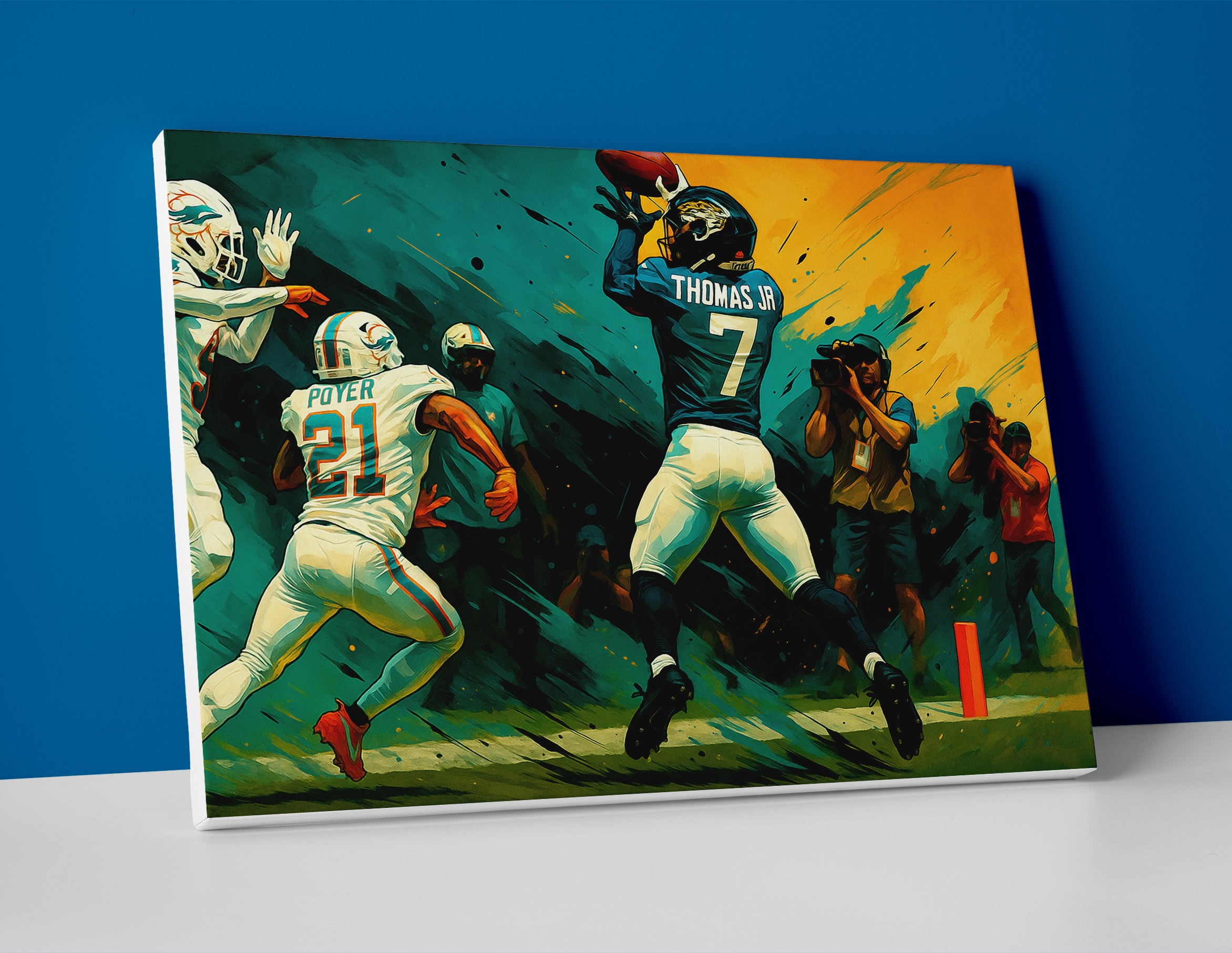 Brian Thomas Jr poster canvas painting wall art print decor jaguars