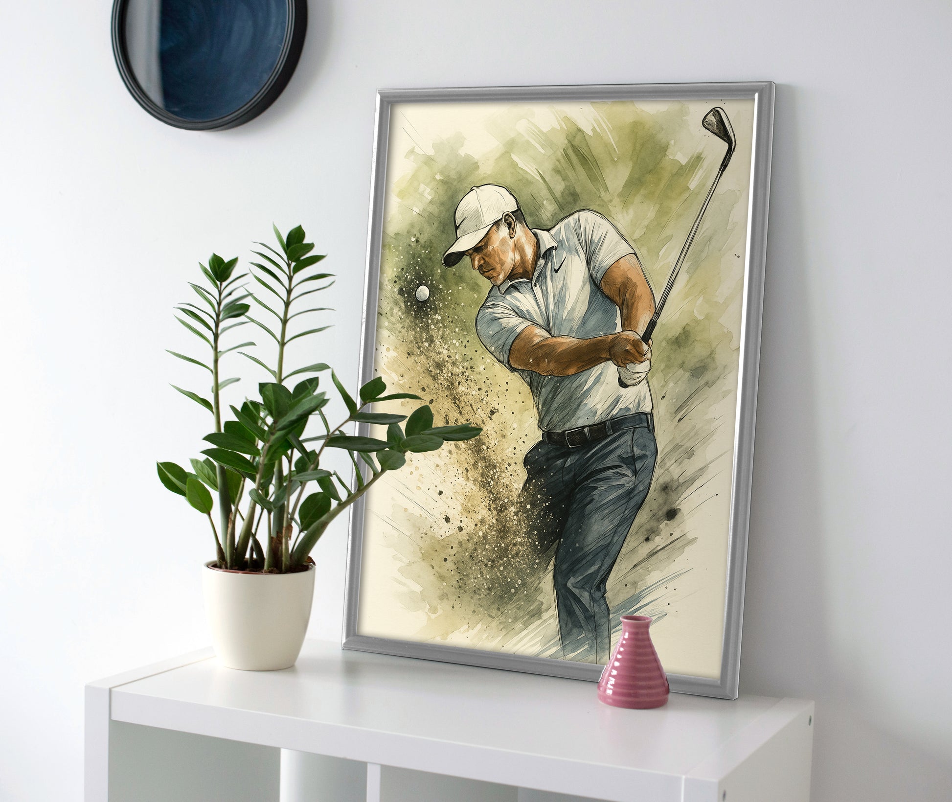 Brooks Koepka Poster canvas golf wall art