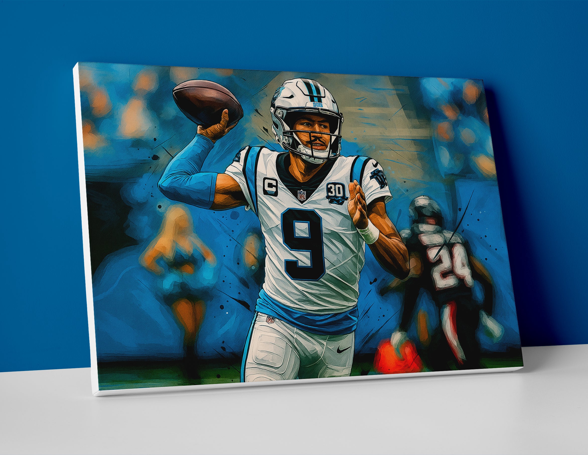 Bryce Young poster canvas painting wall art print panthers