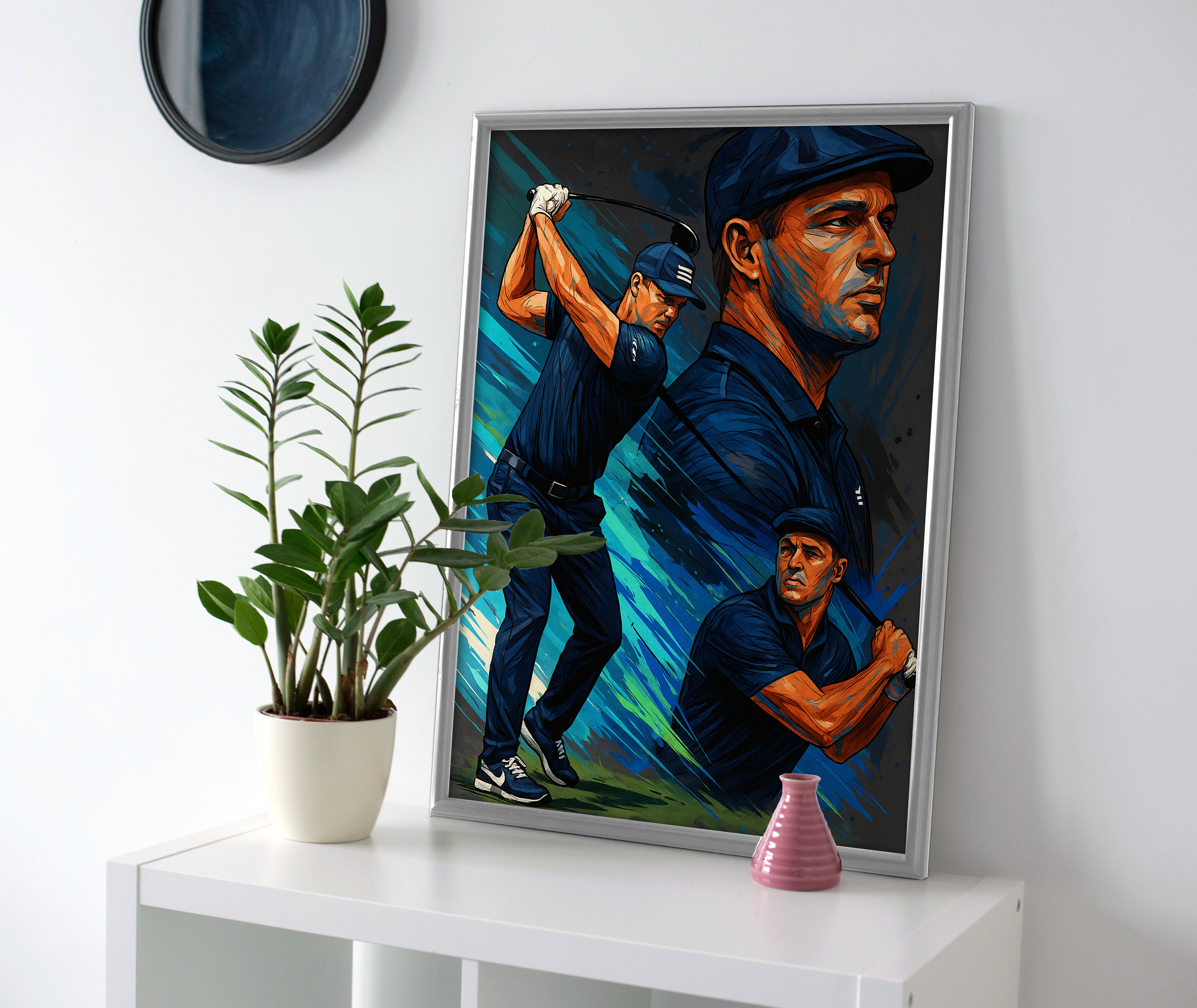 Bryson Dechambeau Golf Poster canvas wall art print painting