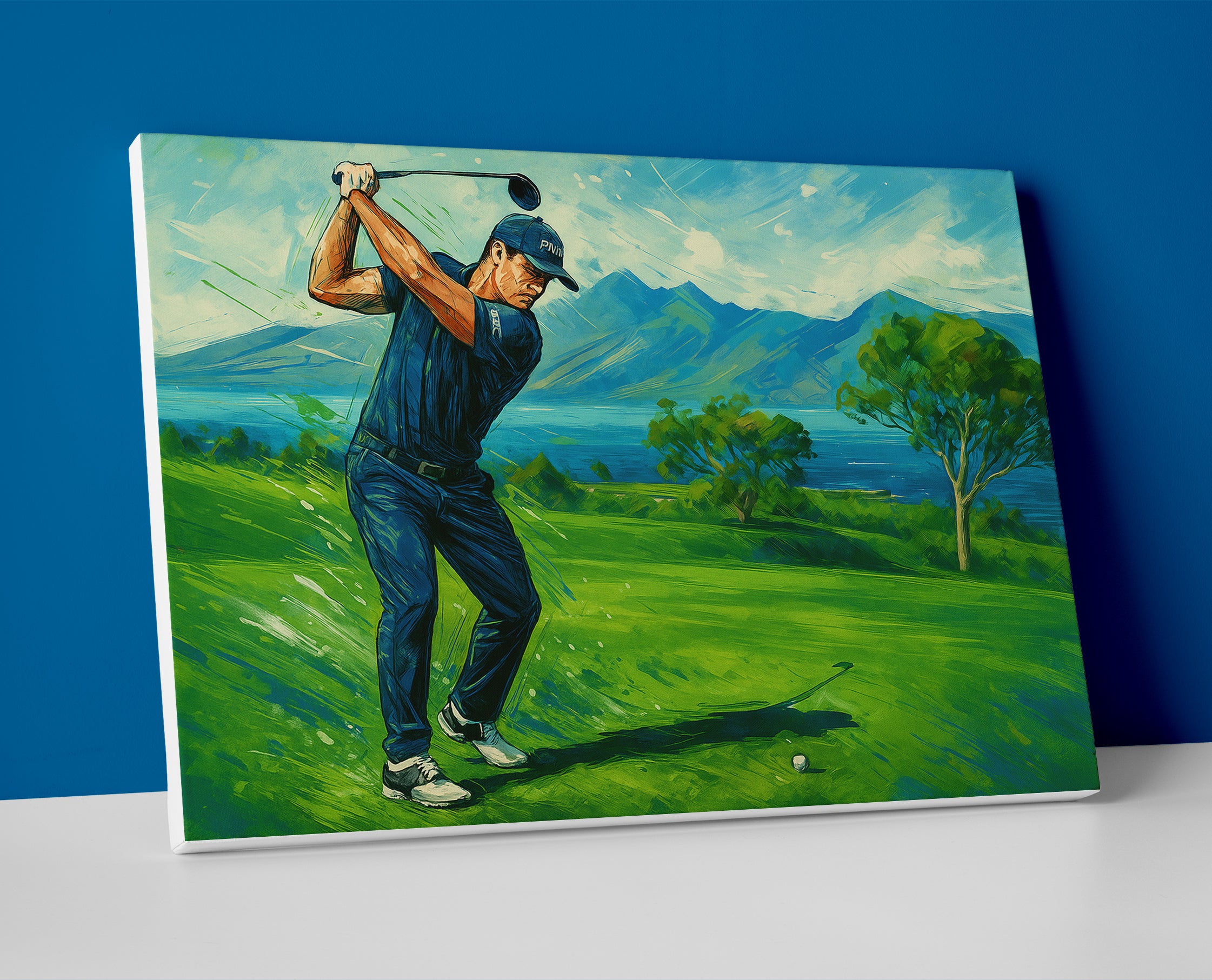 Bryson Dechambeau poster canvas golf wall art
