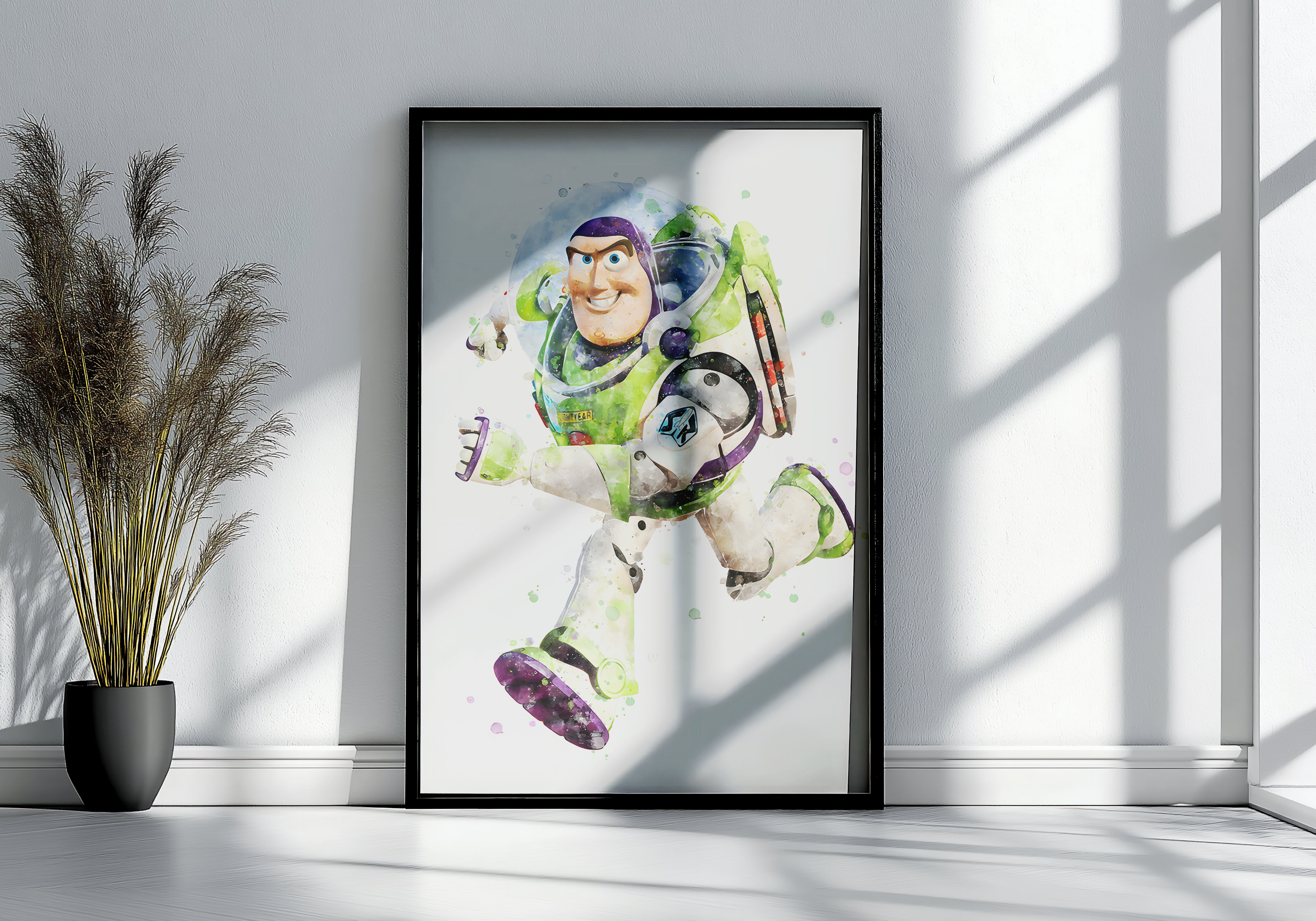 Buzz Lightyear Movie Poster or Canvas Wall Art