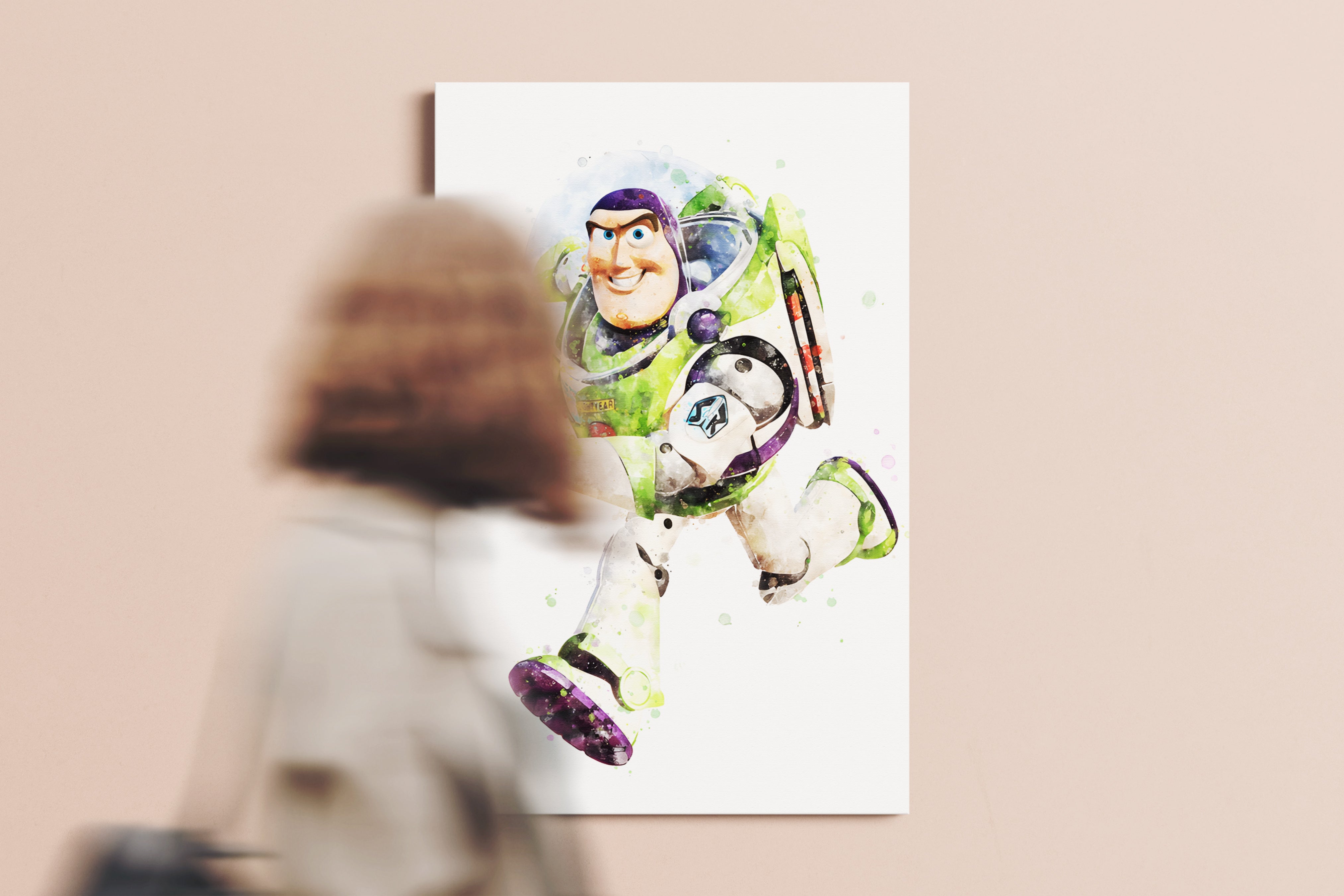 Buzz Lightyear Movie Poster or Canvas Wall Art print
