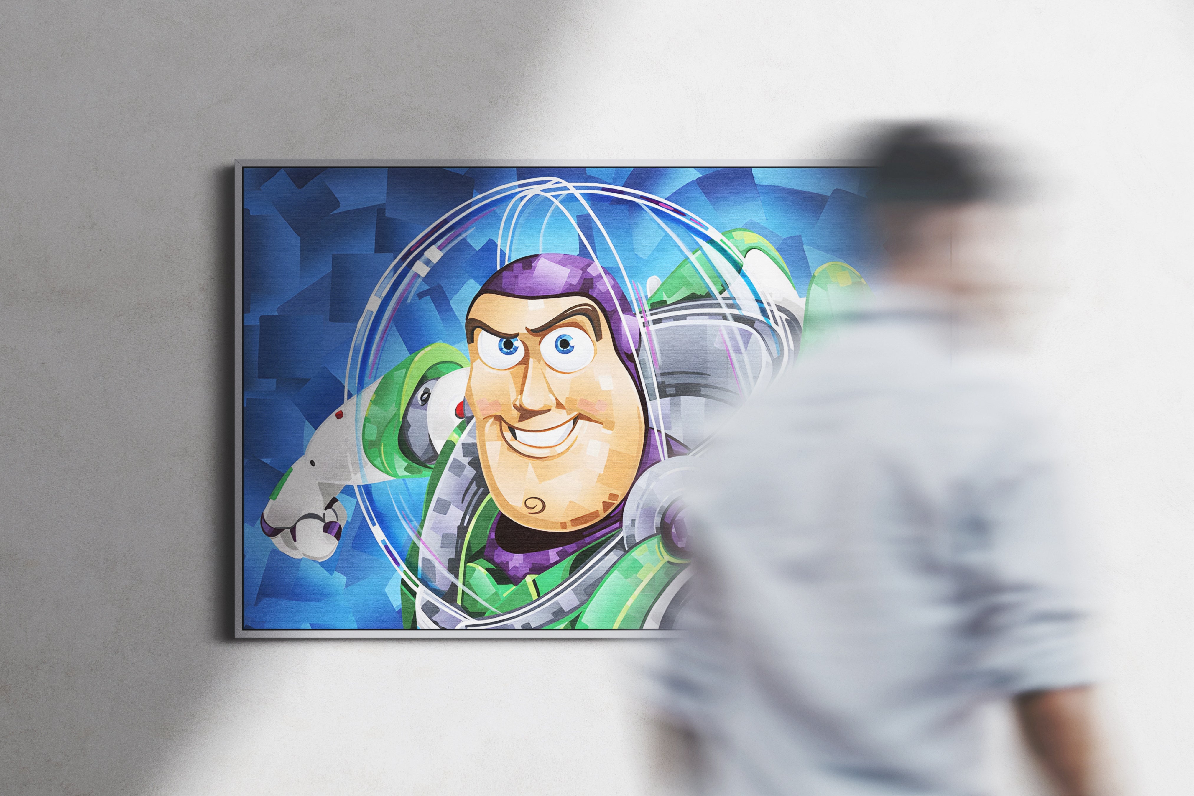 Buzz Lightyear Poster or Canvas Wall Art print