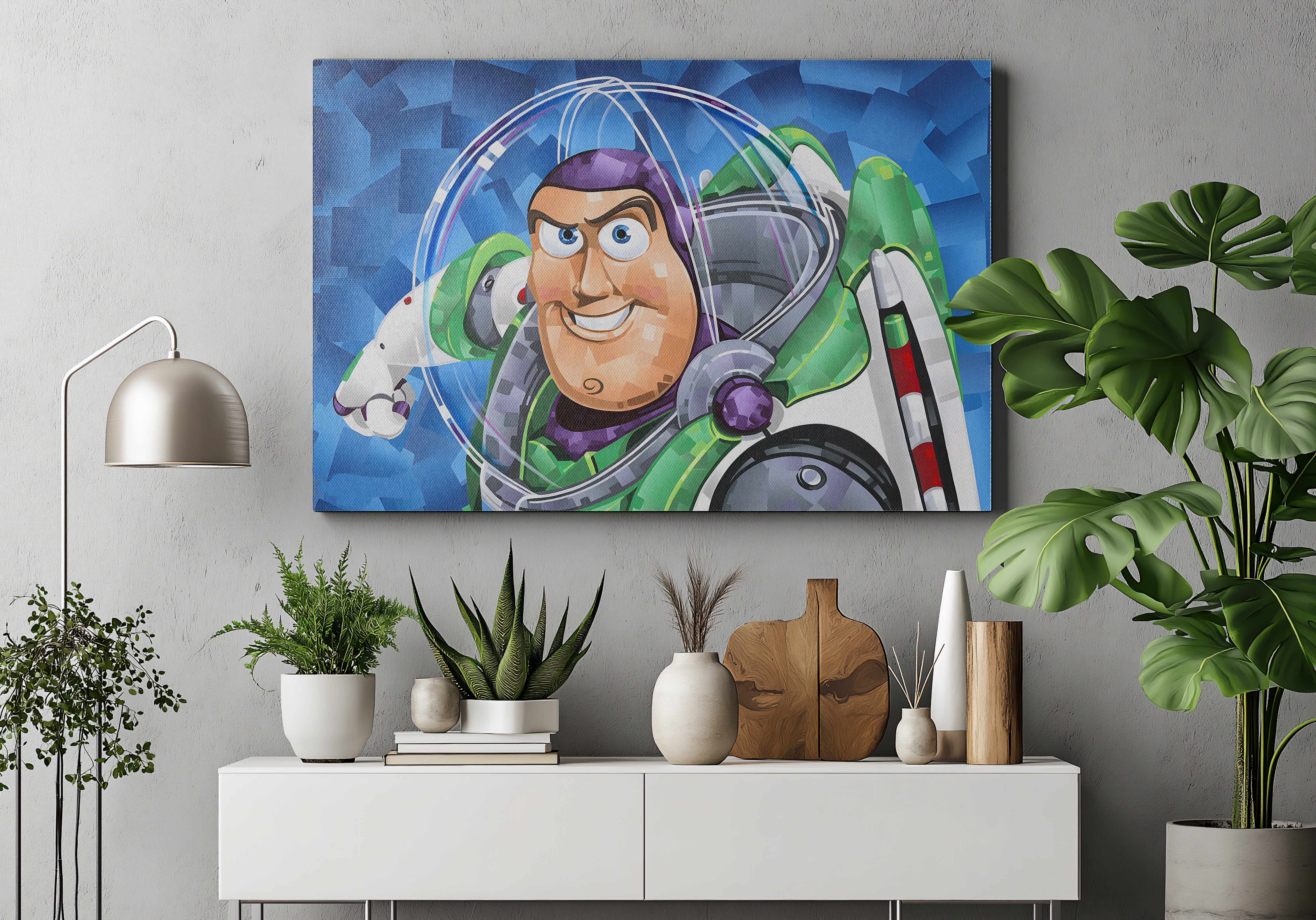 Buzz Lightyear Poster or Canvas Wall Art print decor