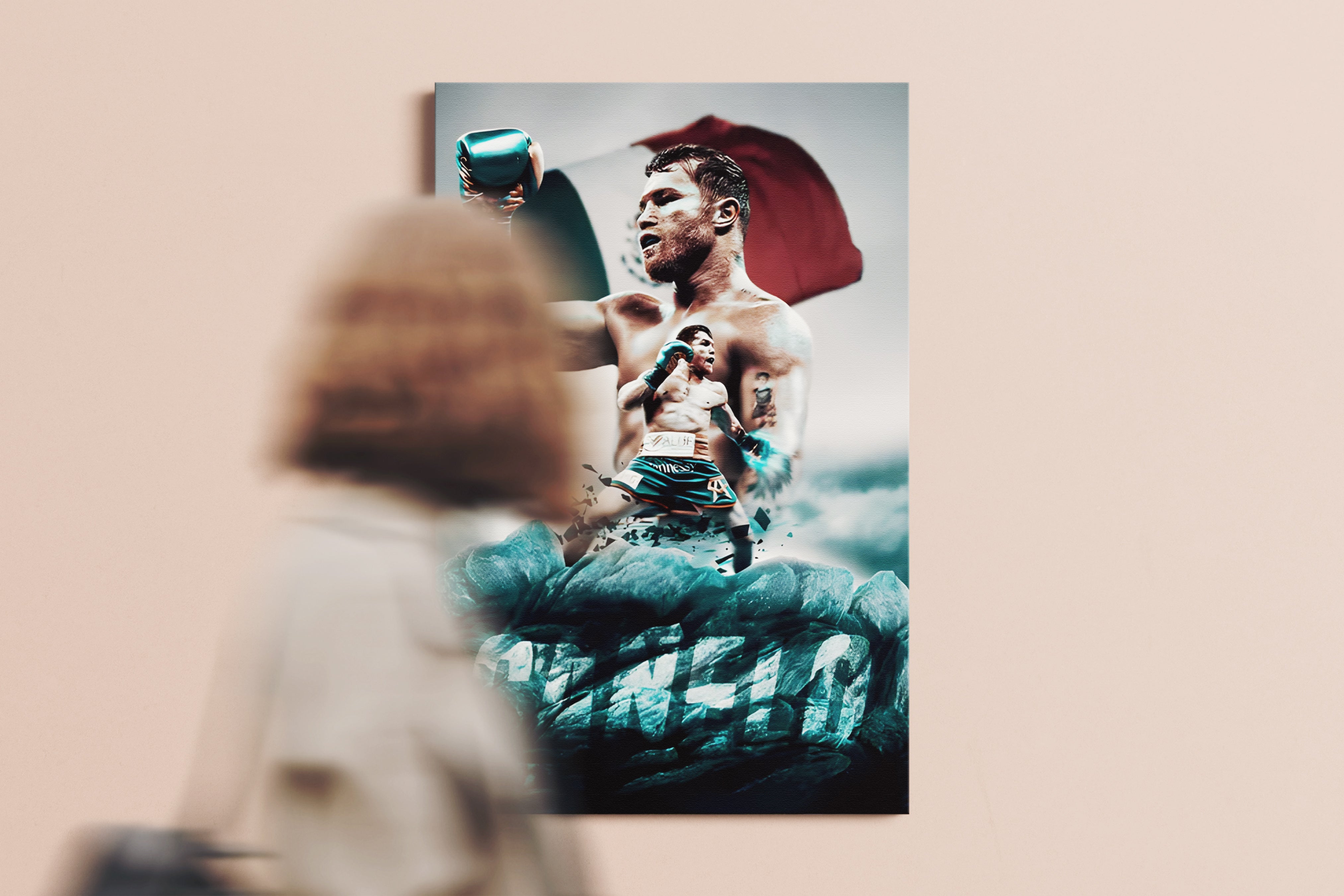 Canelo Alvarez Poster or Canvas Wall Art decor