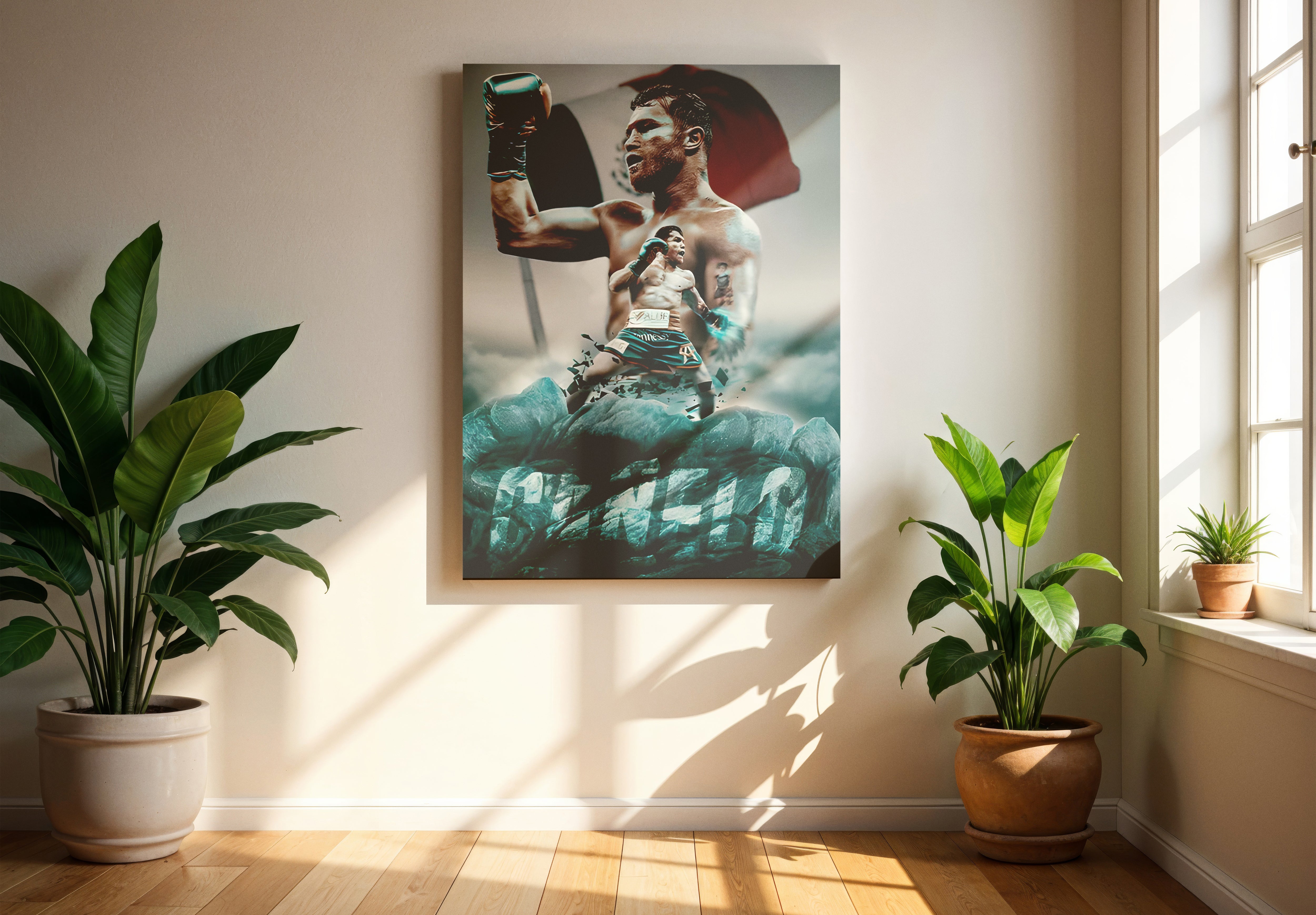Canelo Alvarez Poster or Canvas Wall Art decor print artwork