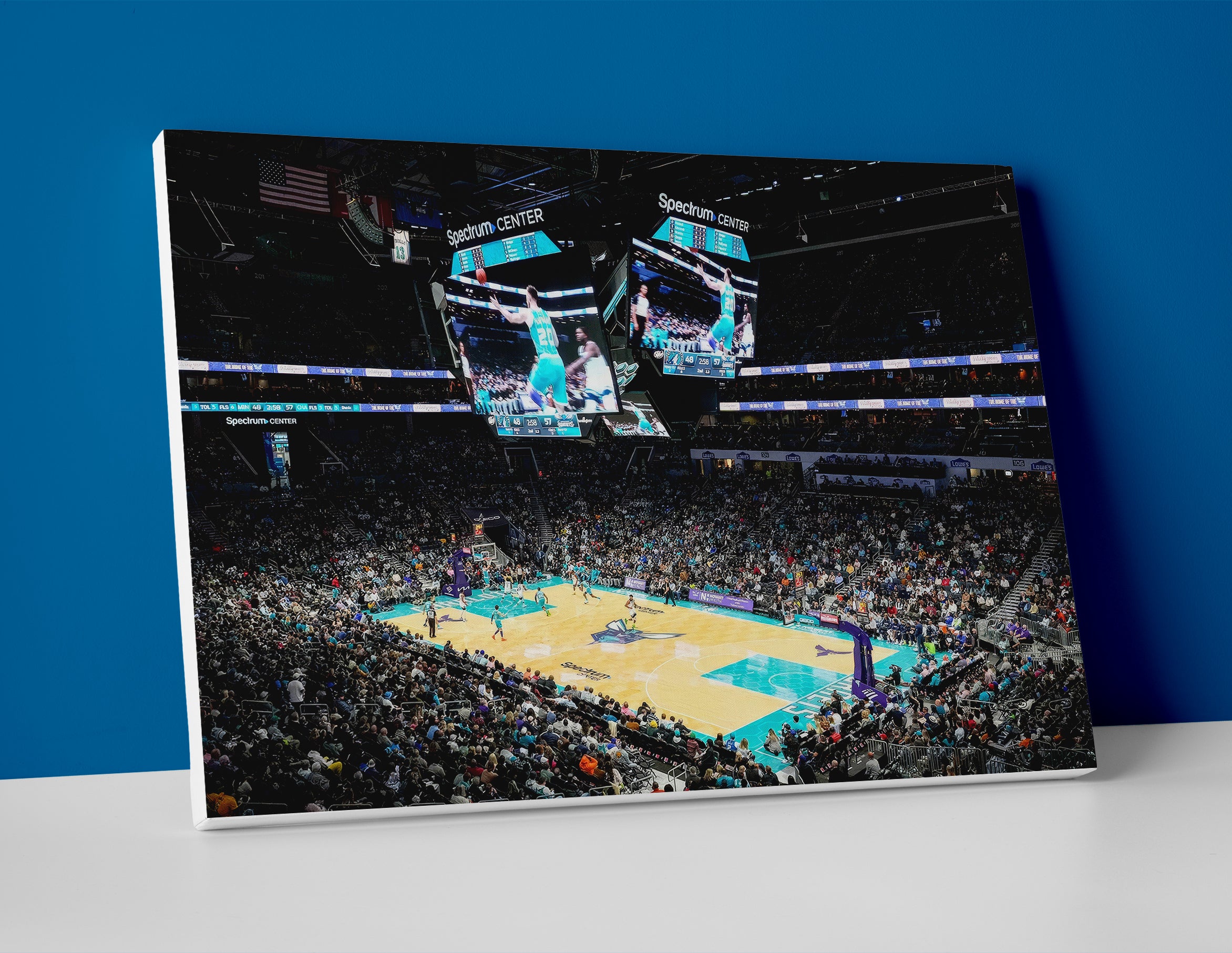 Charlotte Hornets Arena Poster or Canvas Wall Art