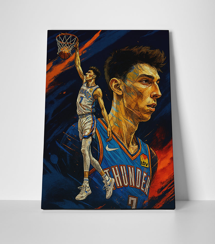 Chet Holmgren poster canvas wall art painting print artwork decor gift