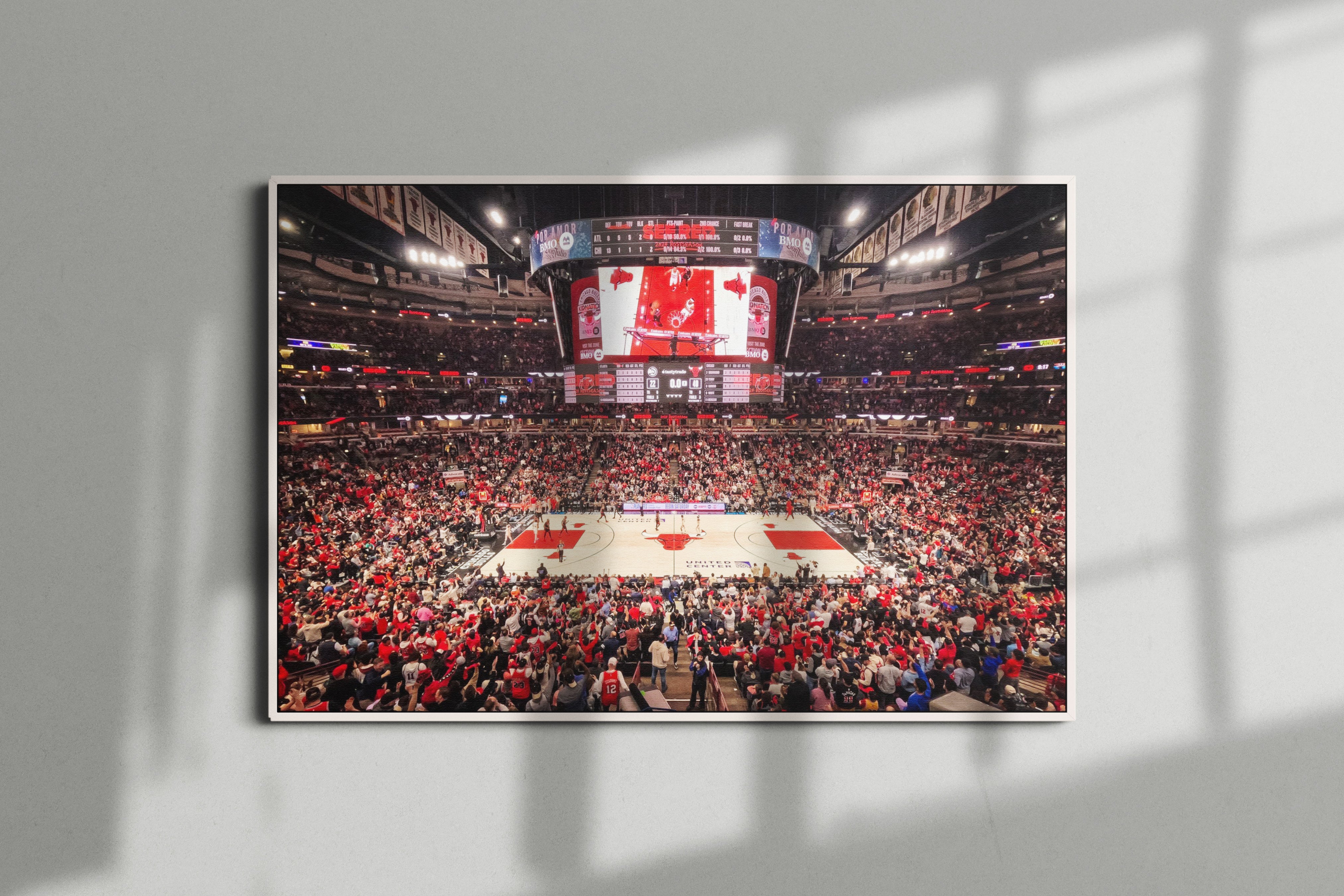 Chicago Bulls Arena Poster or Canvas Wall Art print
