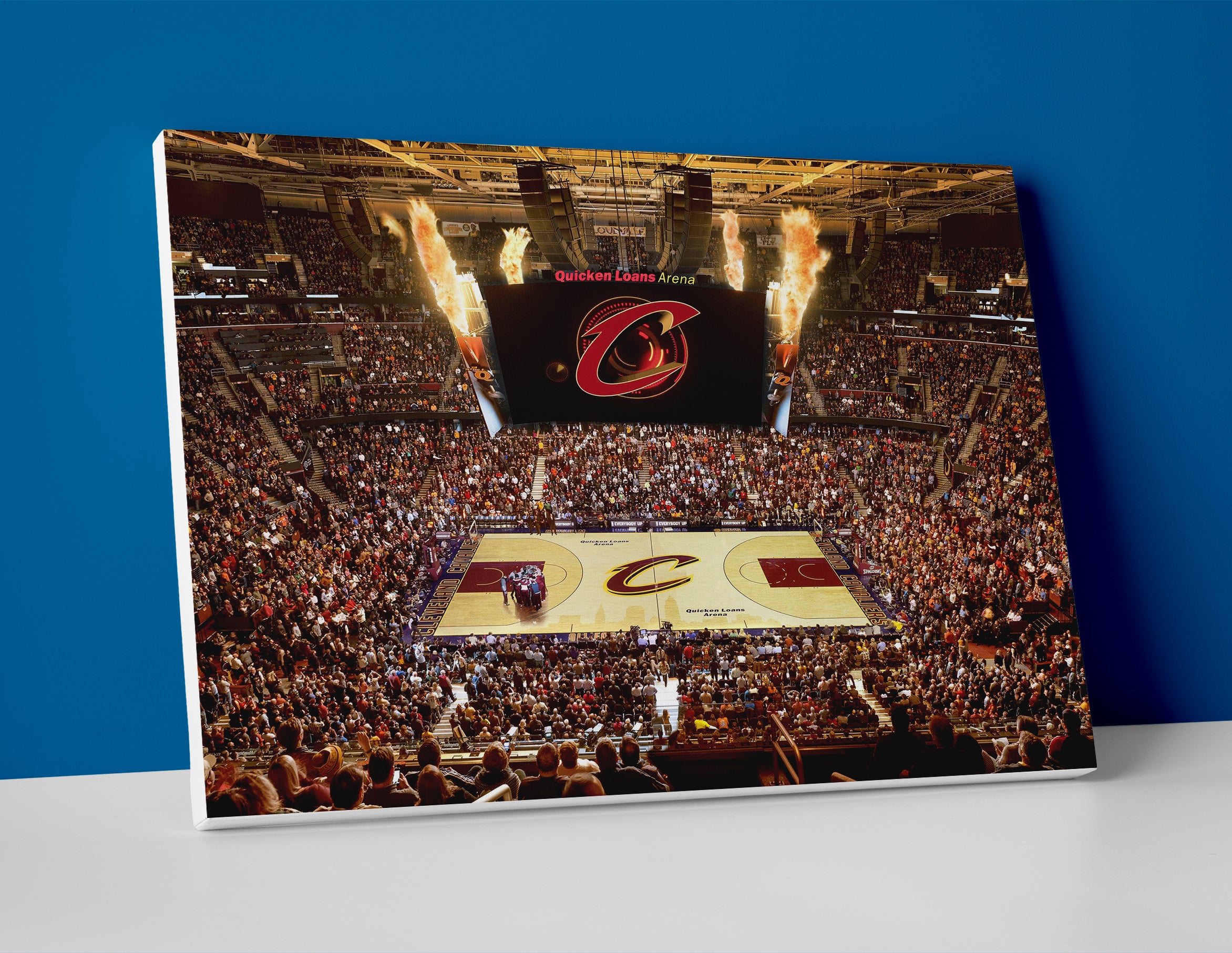 Cleveland Cavaliers Arena Poster or Canvas Wall Art