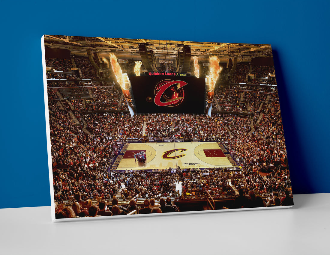 Cleveland Cavaliers Arena Poster or Canvas Wall Art