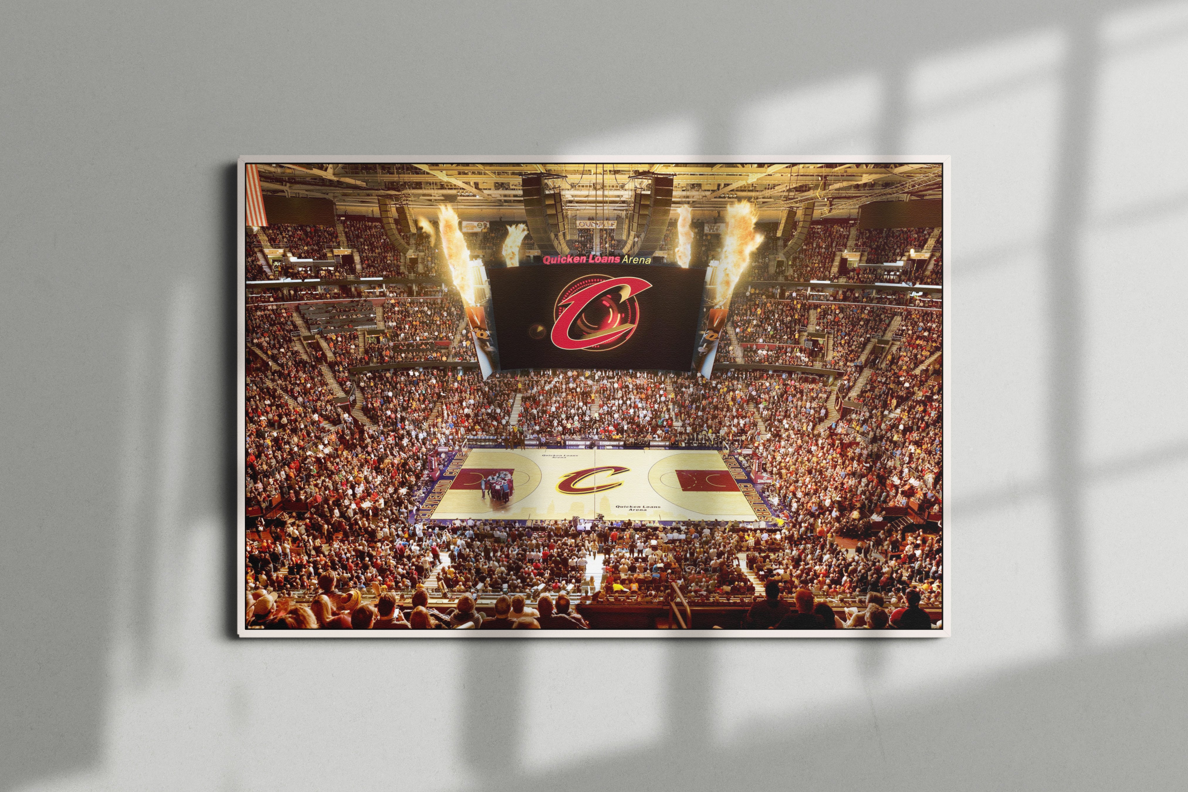 Cleveland Cavaliers Arena Poster or Canvas Wall Art print