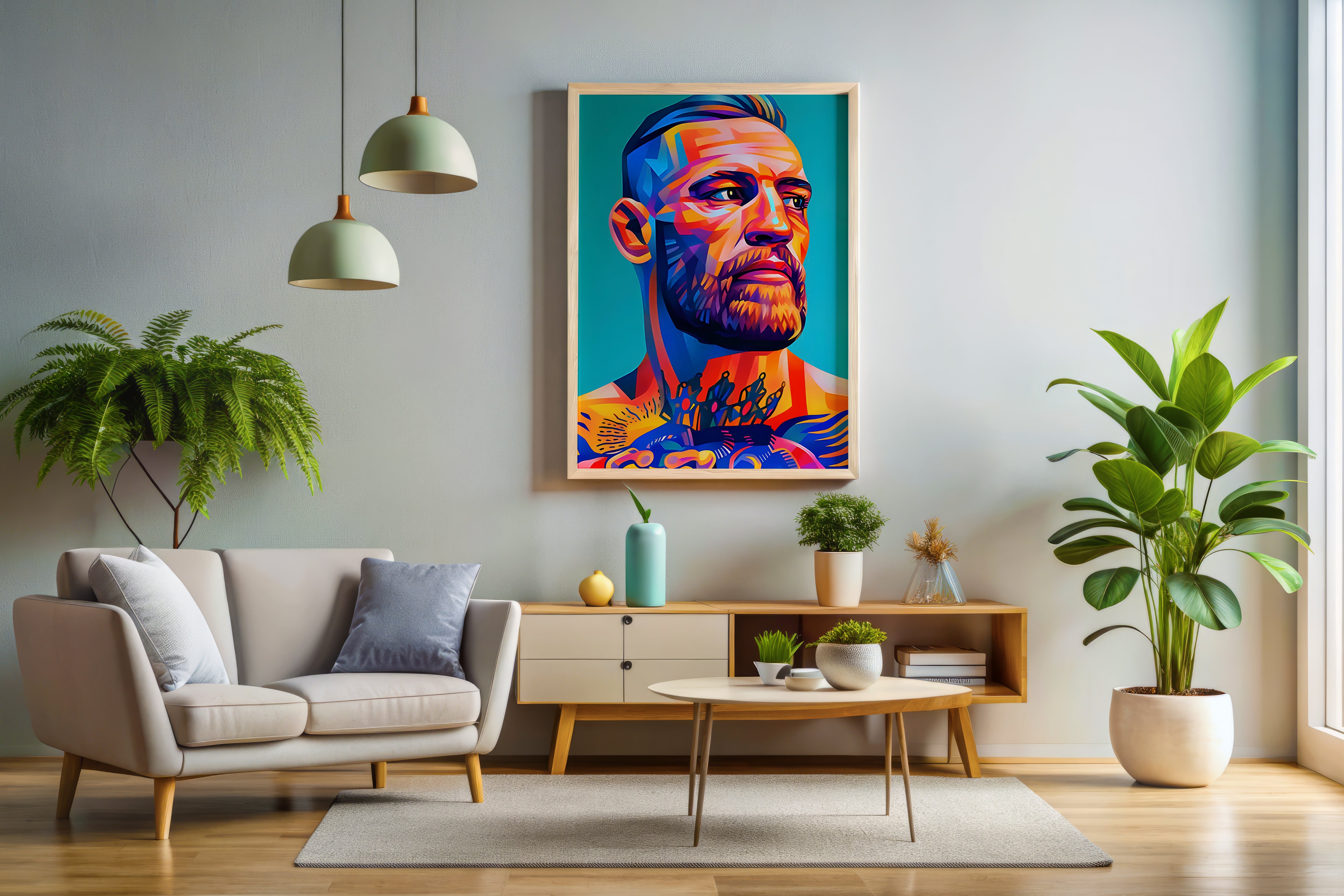 Conor McGregor Art Poster or Canvas Wall Art print artwork