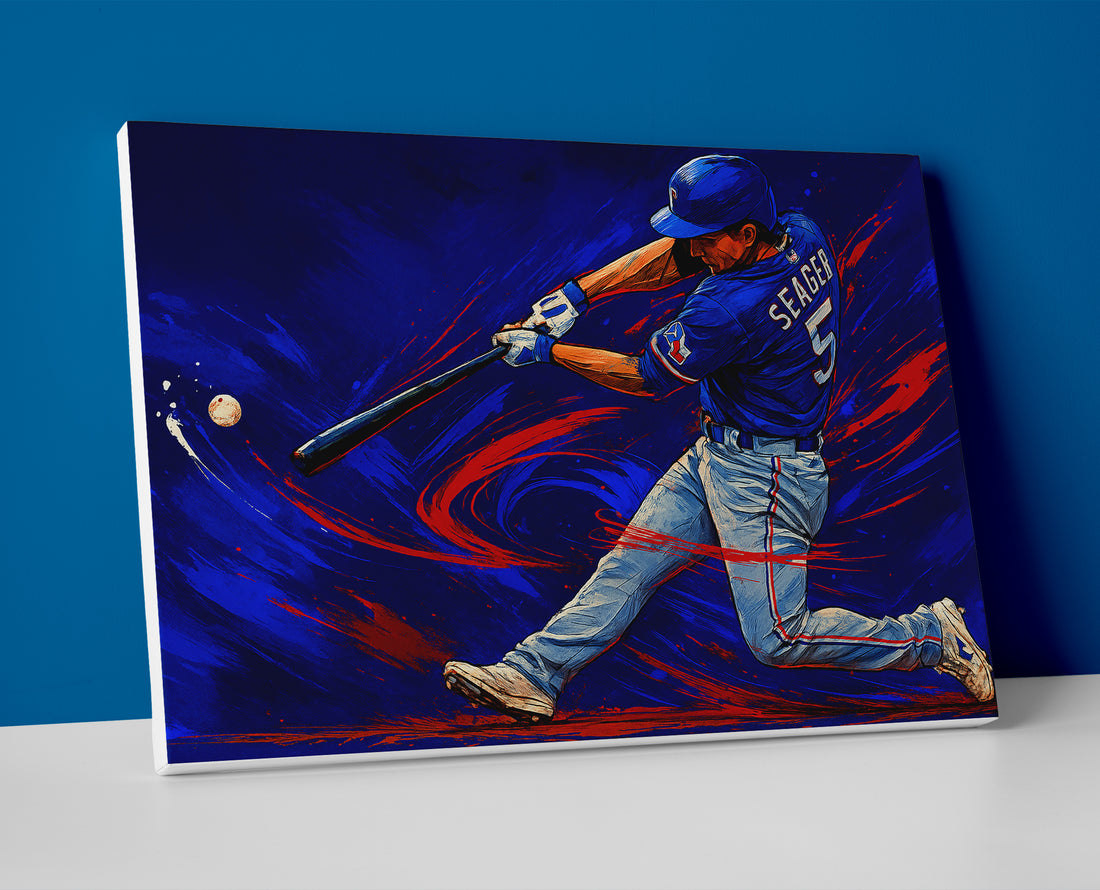 Corey Seager Poster canvas texas rangers wall art