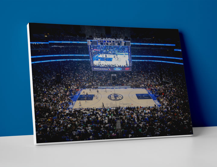 Dallas Mavericks Arena Poster or Canvas Wall Art