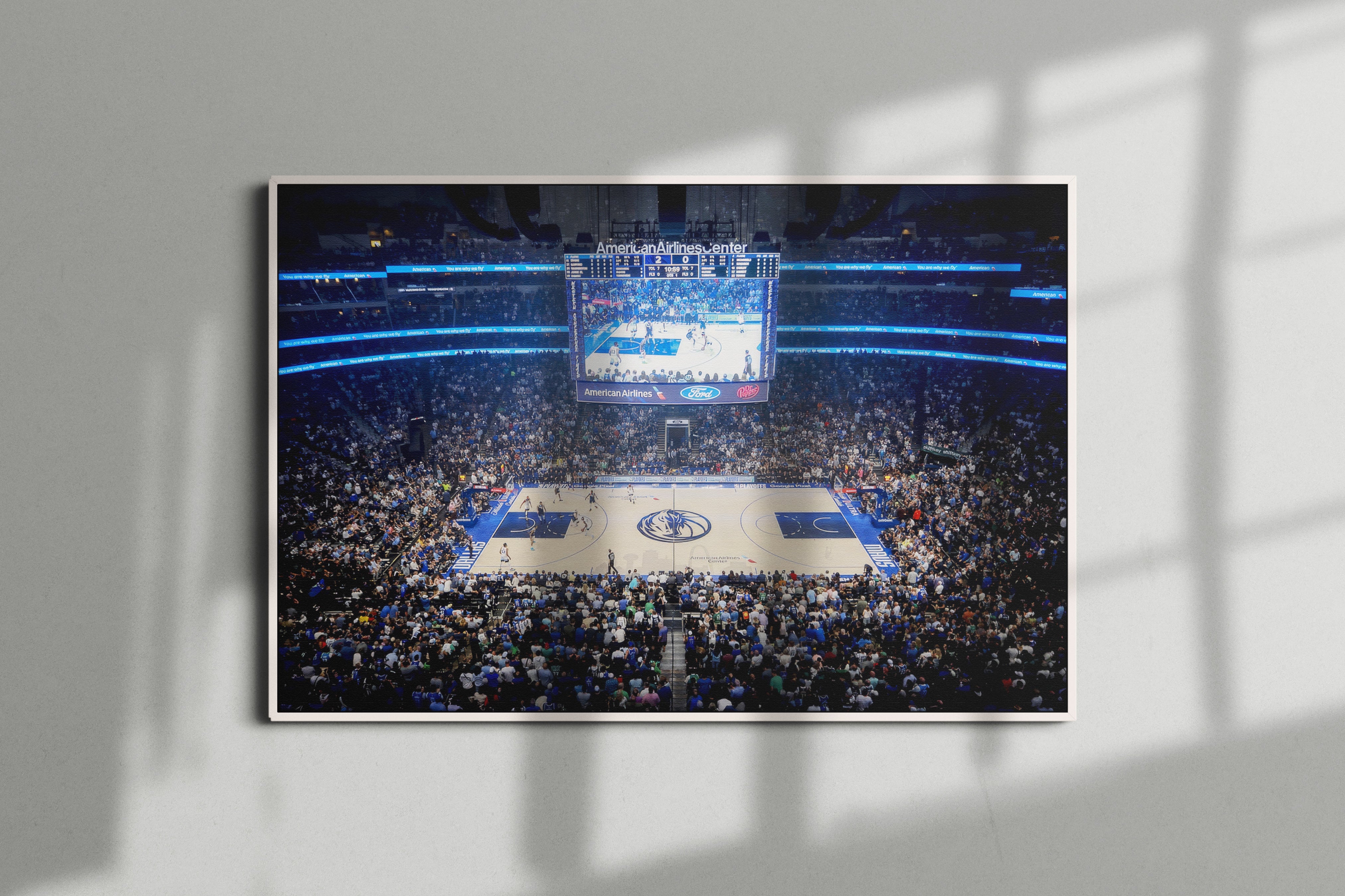 Dallas Mavericks Arena Poster or Canvas Wall Art print
