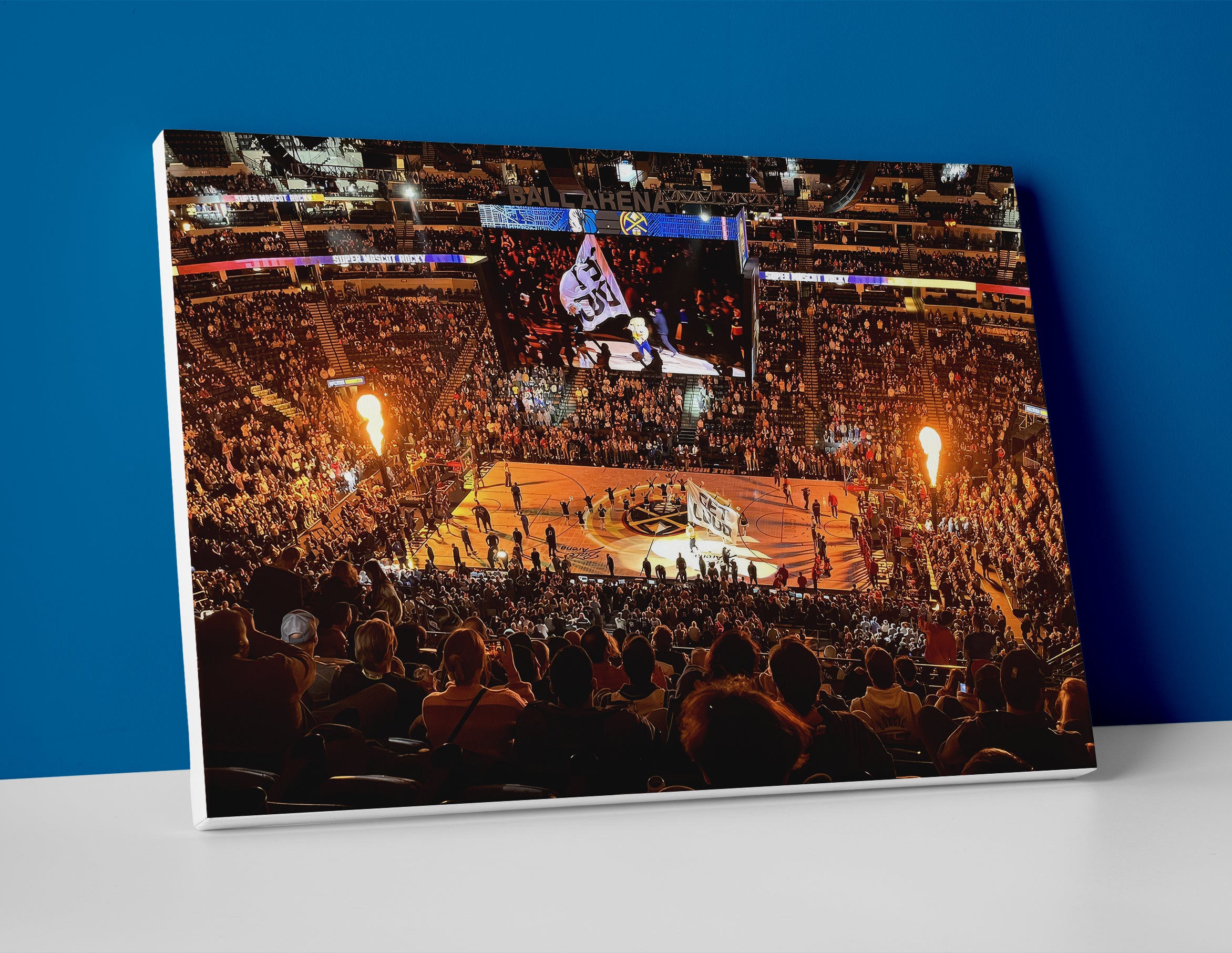 Denver Nuggets Arena Poster or Canvas Wall Art
