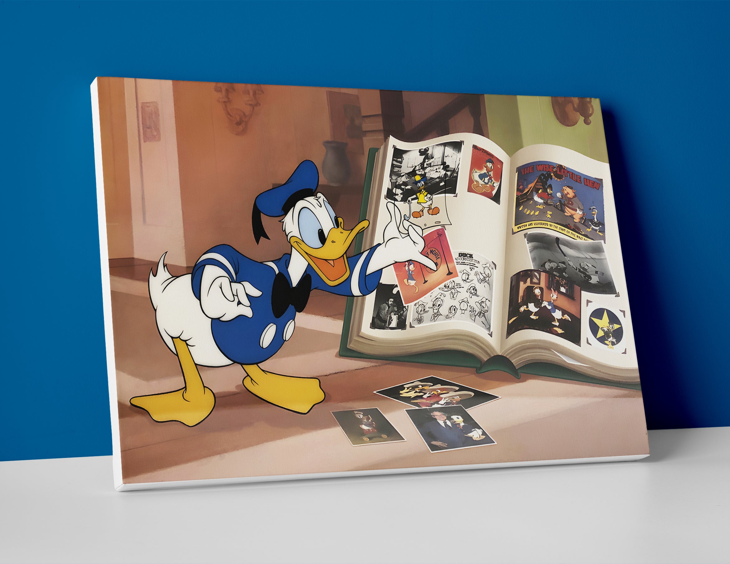 Donald Duck Poster or Canvas Print Wall Art disney decor