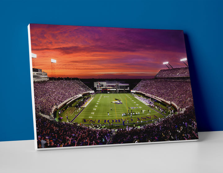 ECU football stadium poster canvas wall art