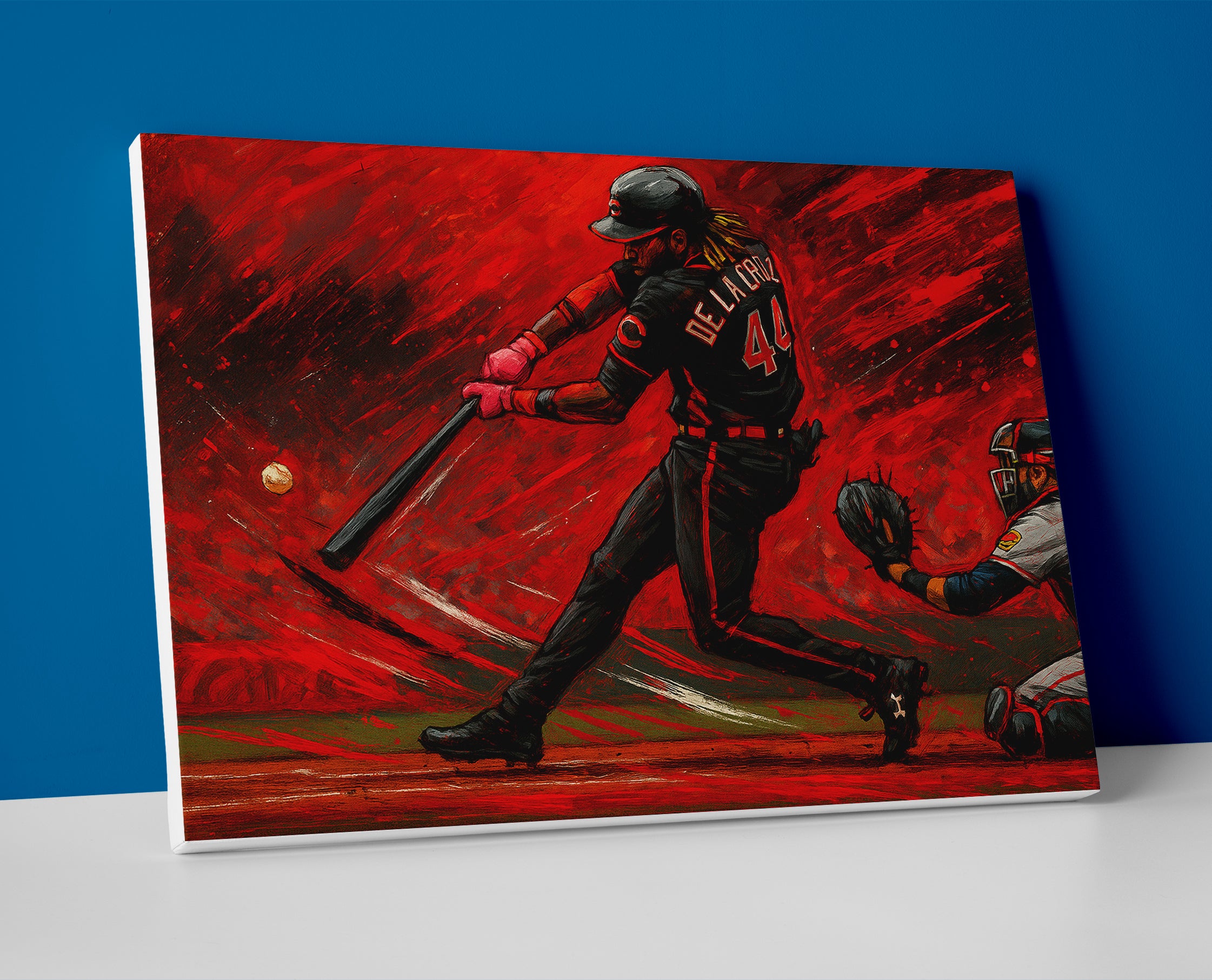 Elly De La Cruz Poster canvas reds baseball wall art