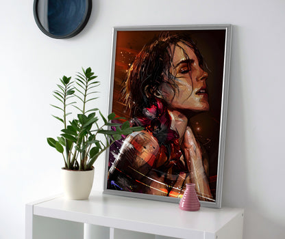 Emma Watson poster canvas wall art print decor