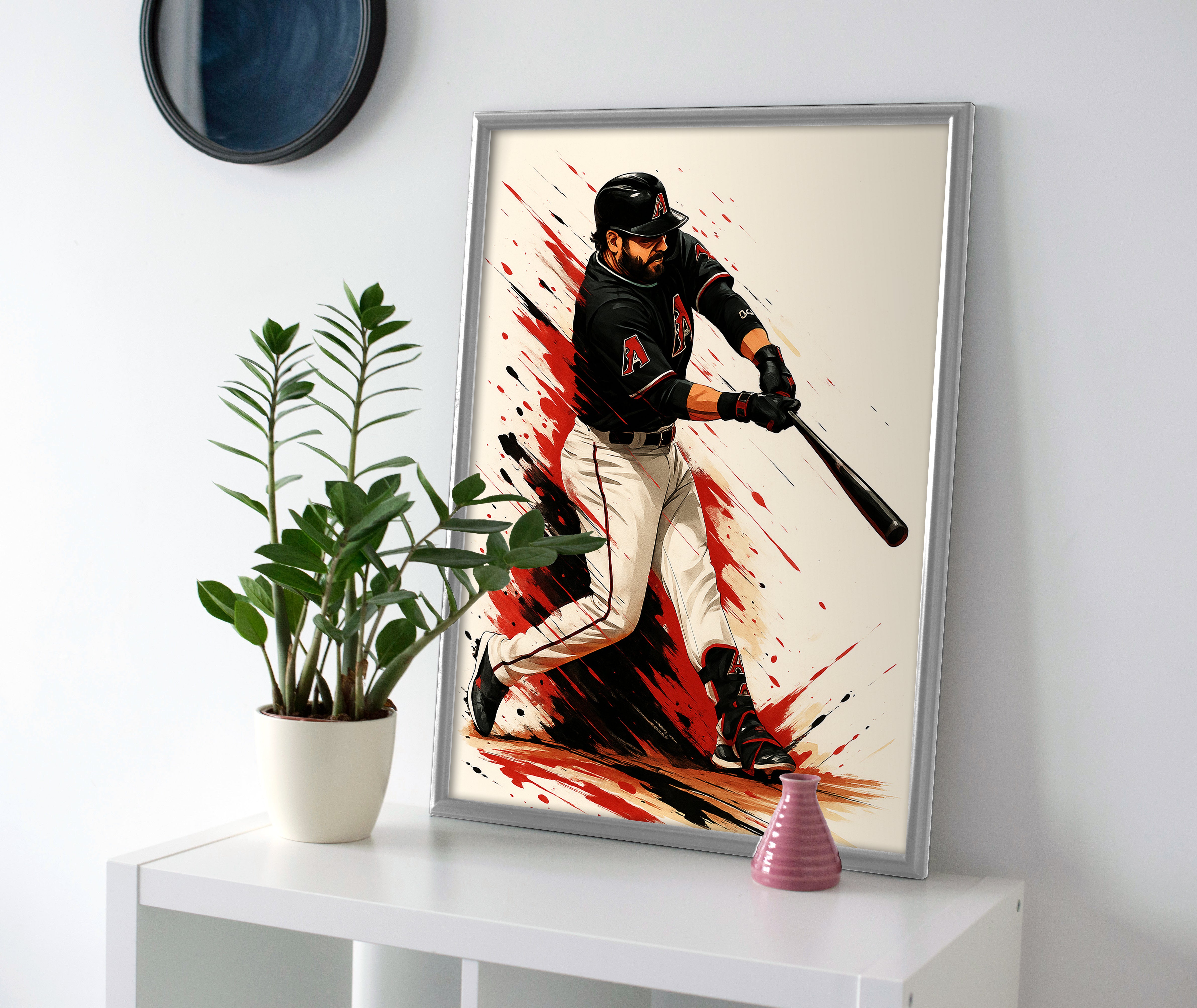 Eugenio Suarez Poster canvas arizona dbacks wall art painting