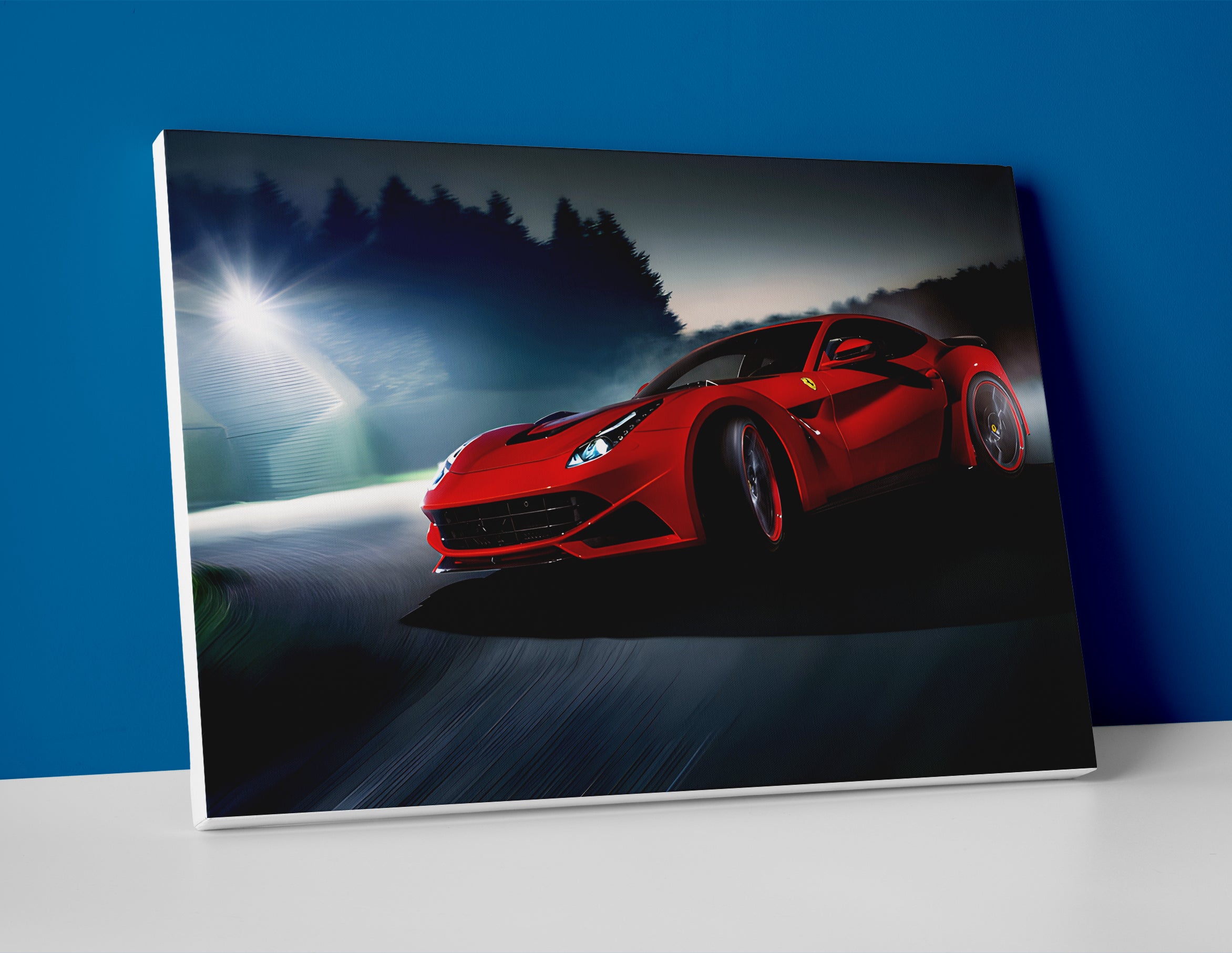 Ferrari F12 Berlinetta poster canvas wall art print artwork decor