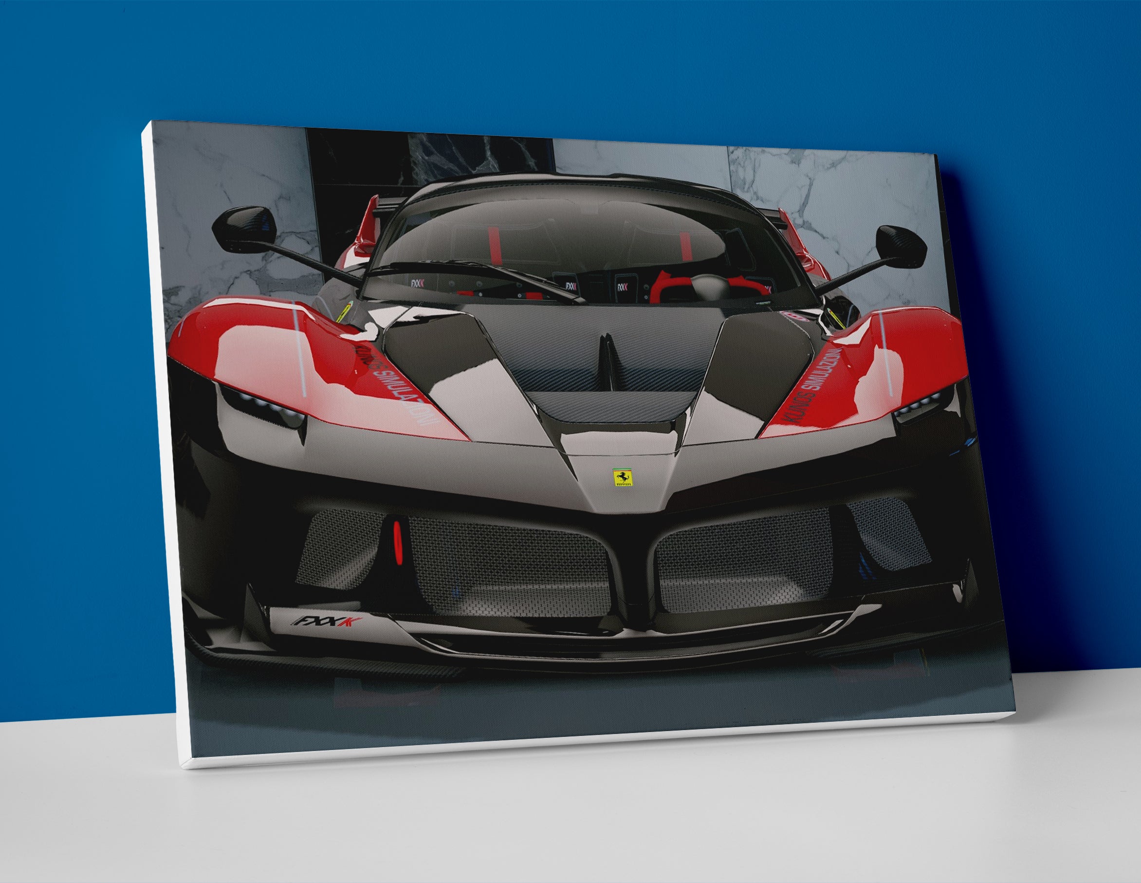 Ferrari FXX poster canvas wall art print decor