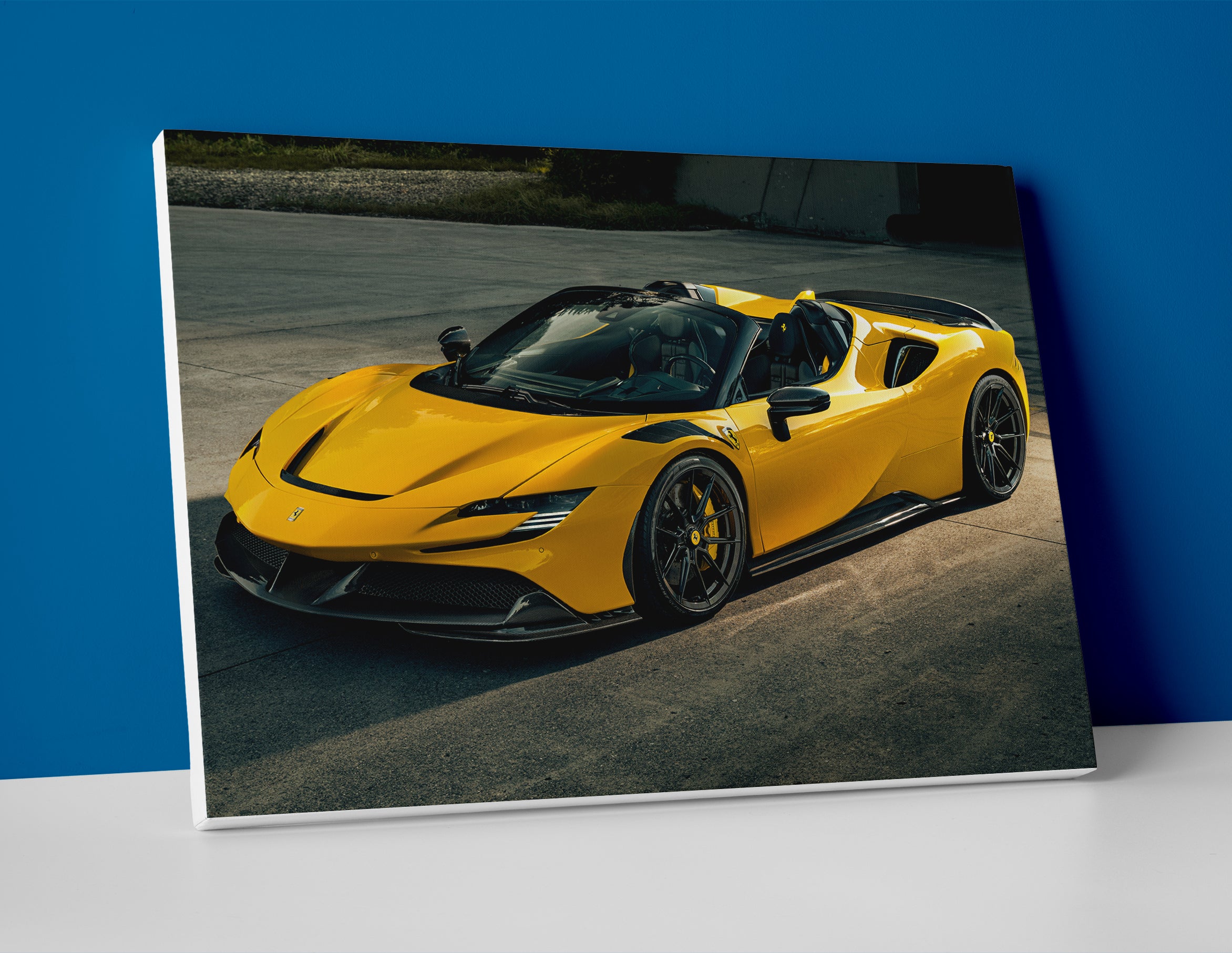 Ferrari SF90 Stradale Spider Poster or Canvas Print Wall Art