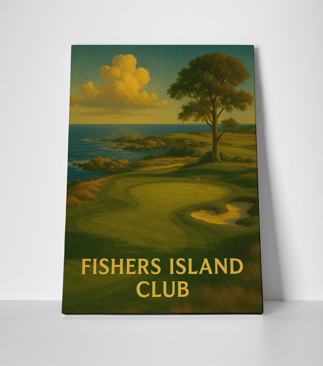 Fishers Island Golf Club Poster canvas wall art print decor