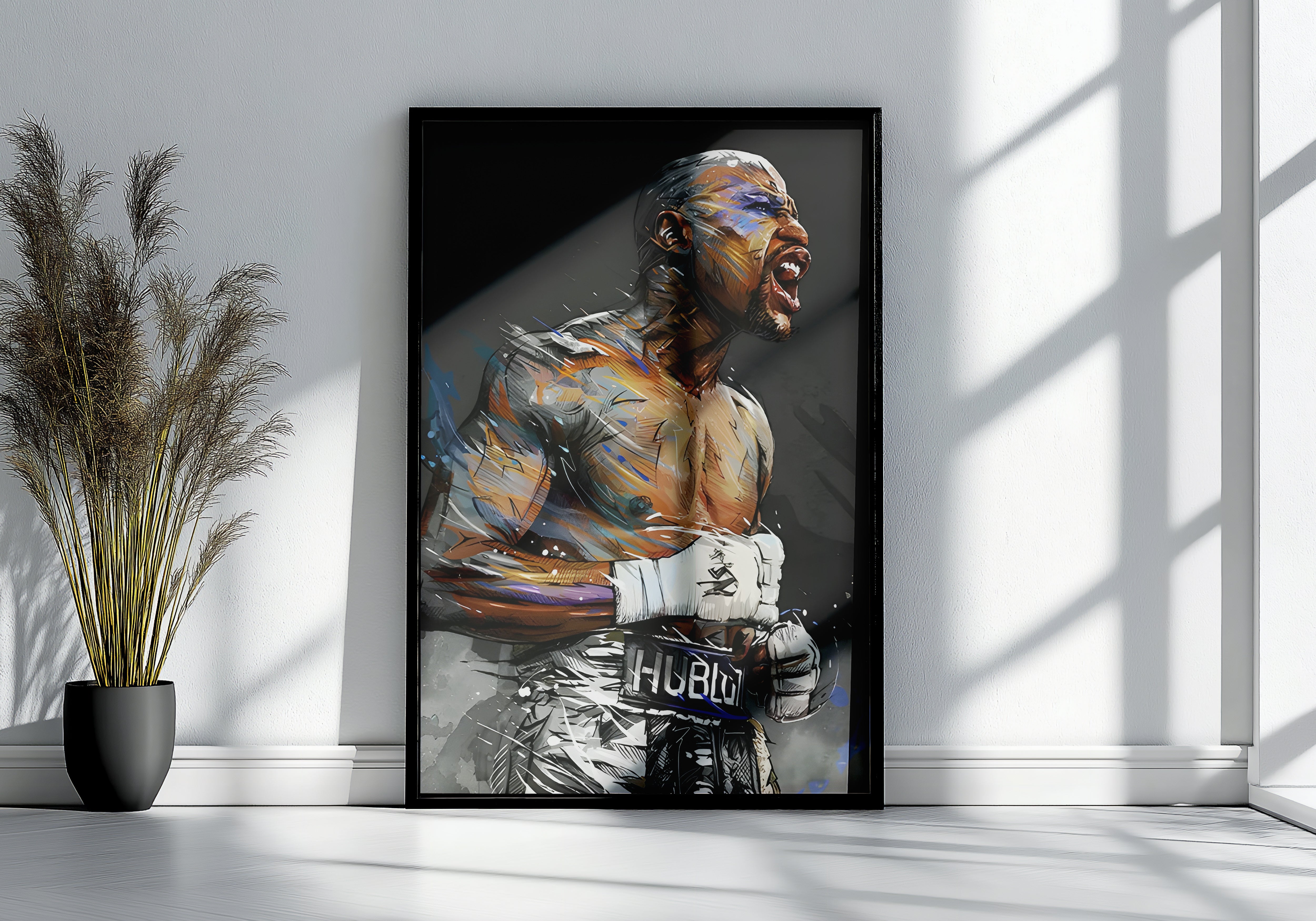 Floyd Mayweather Art Poster or Canvas Wall Art