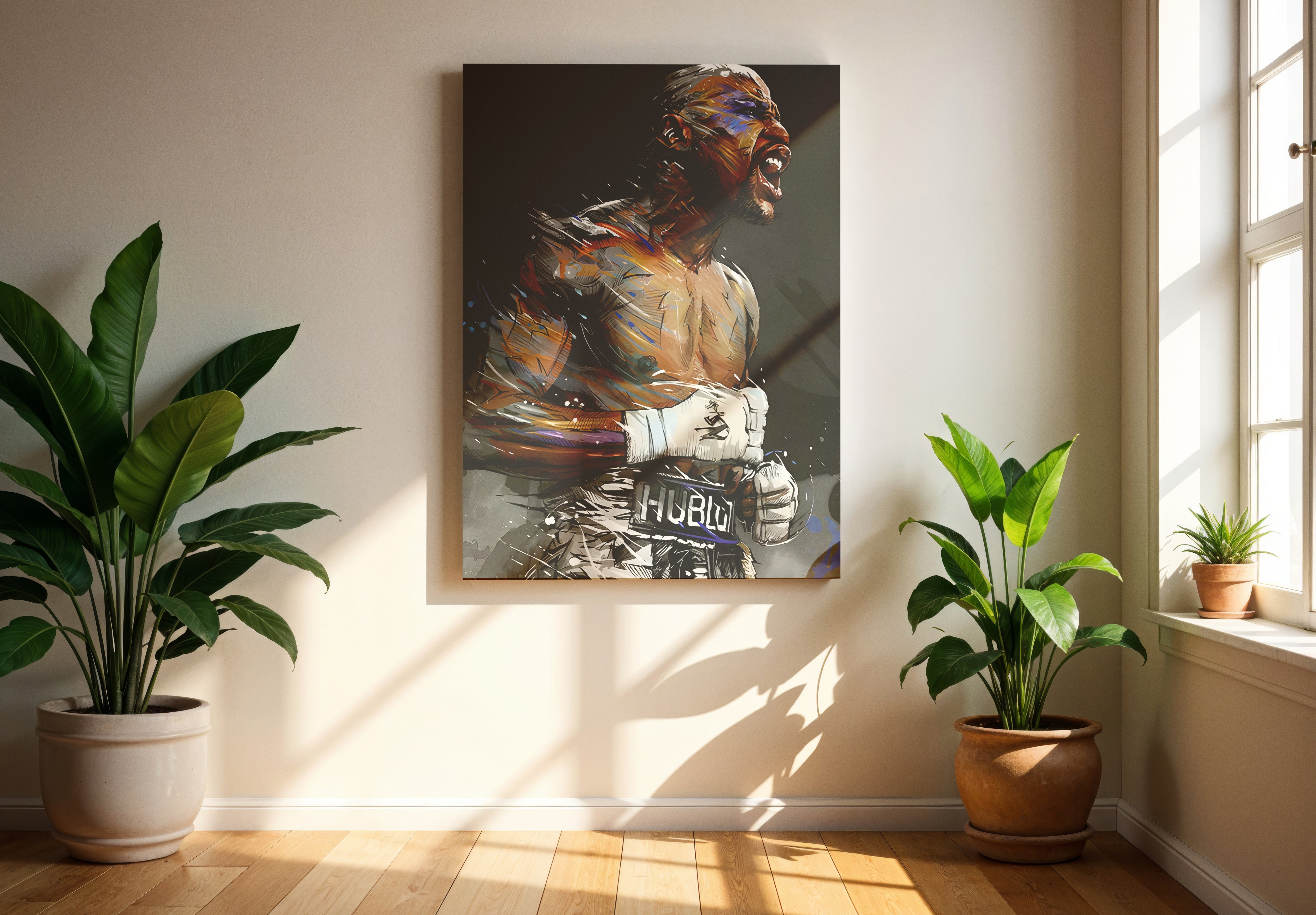 Floyd Mayweather Art Poster or Canvas Wall Art print decor artwork