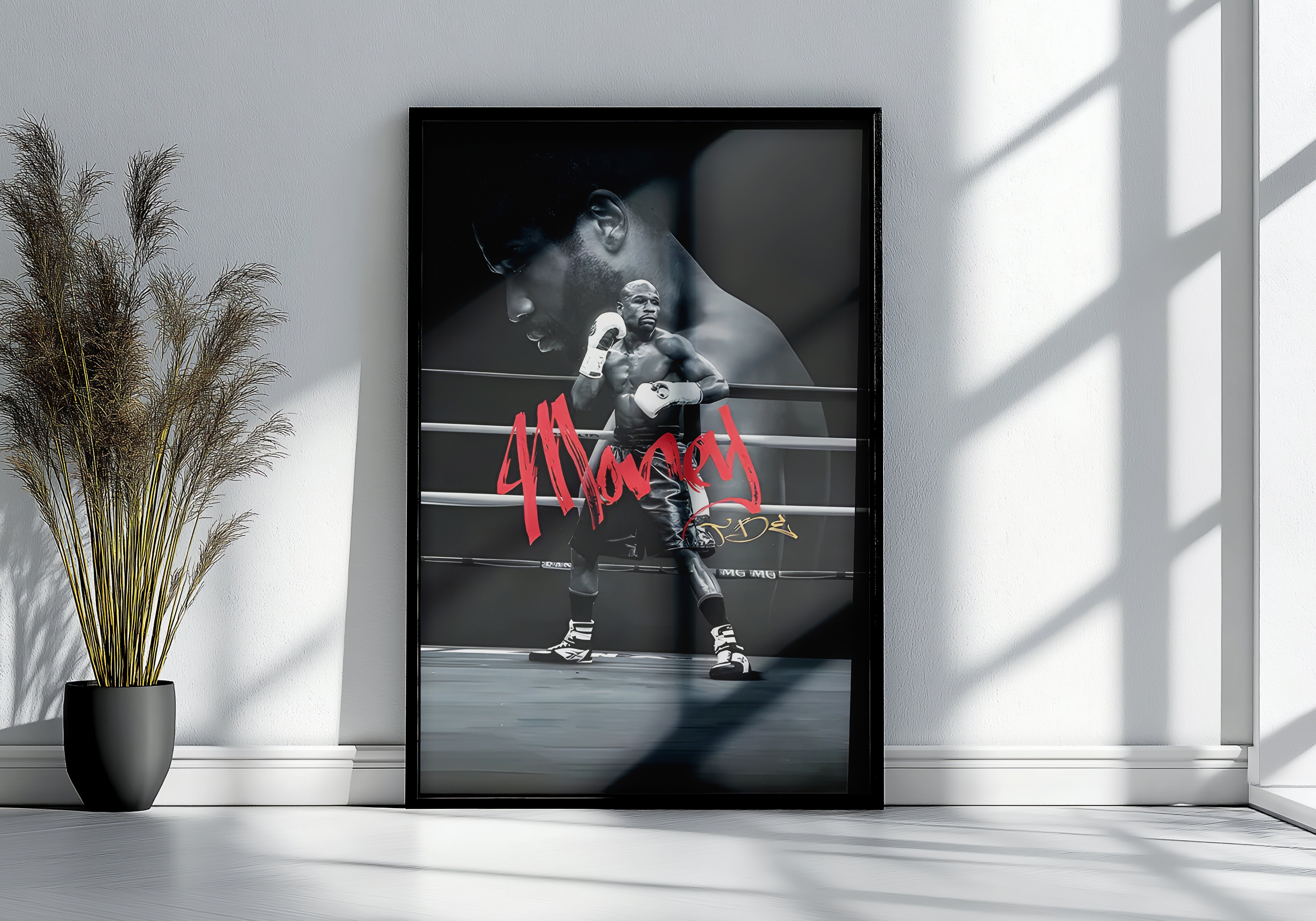 Floyd Mayweather Boxing Poster or Canvas Wall Art