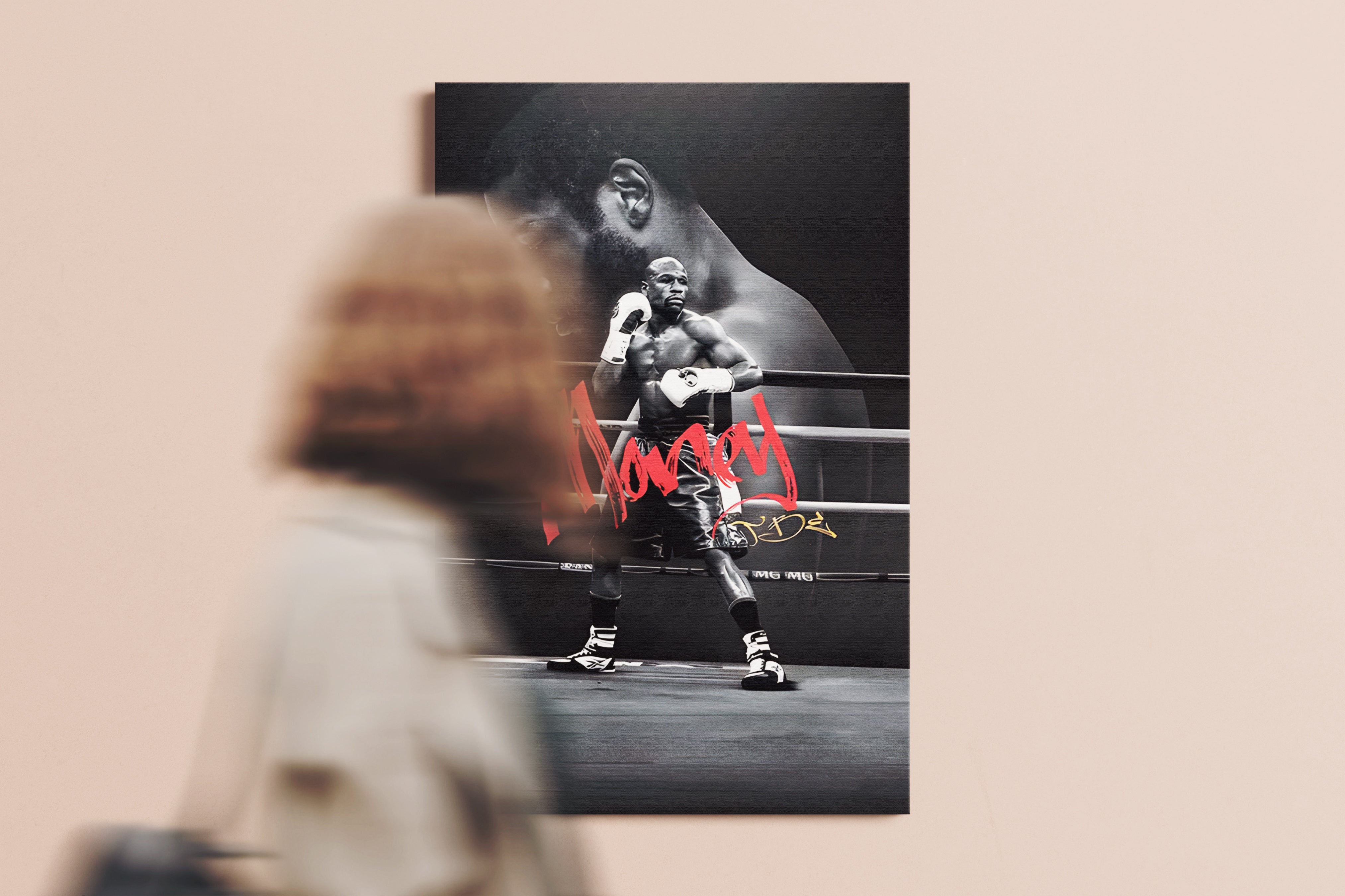 Floyd Mayweather Boxing Poster or Canvas Wall Art print