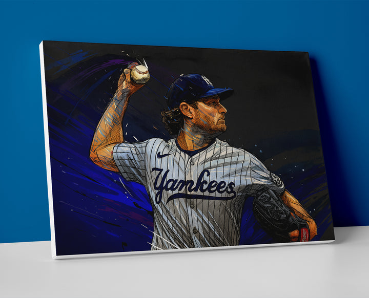 Gerrit Cole Poster yankees canvas baseball wall art