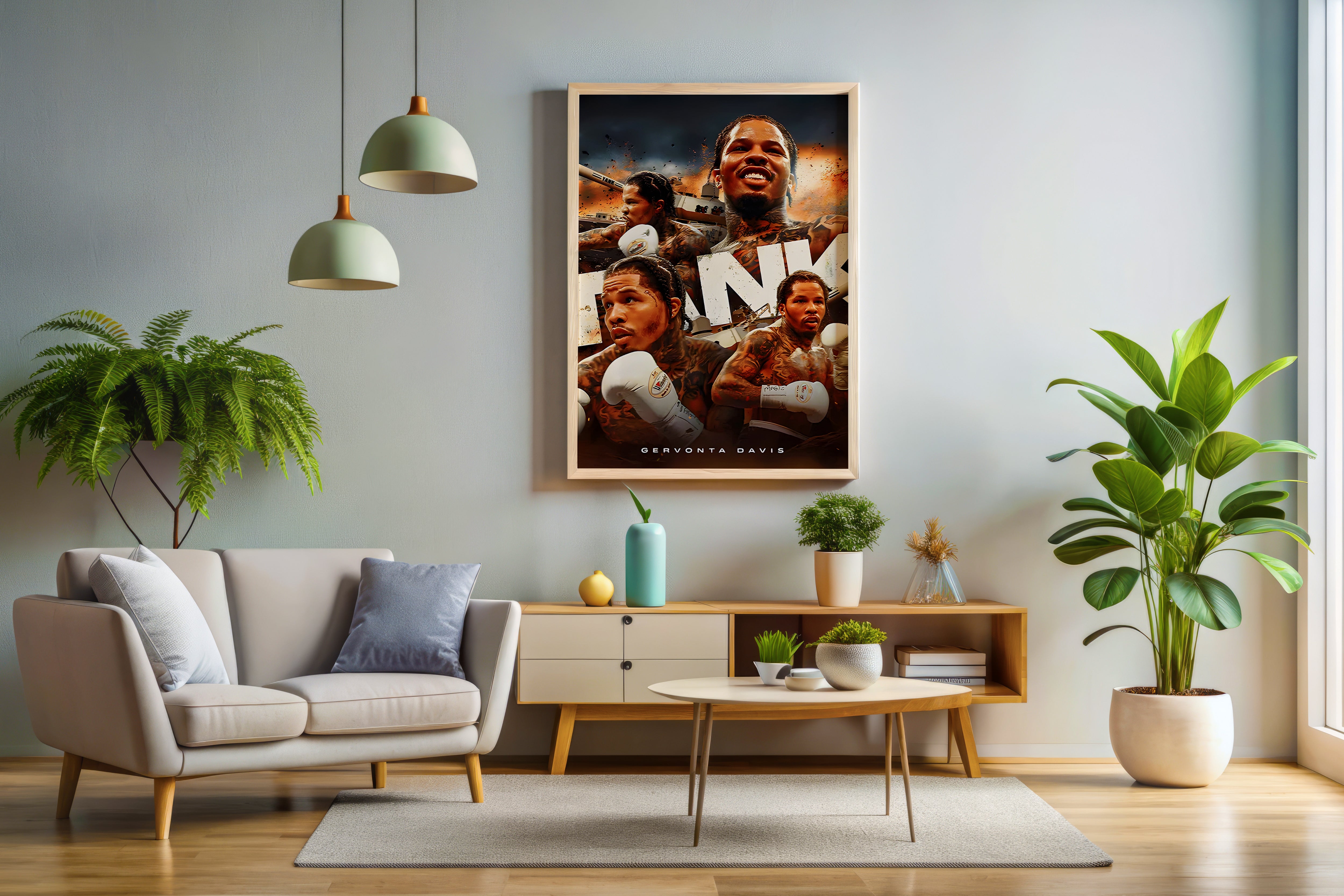 Gervonta Davis Poster or Canvas Wall Art print artwork