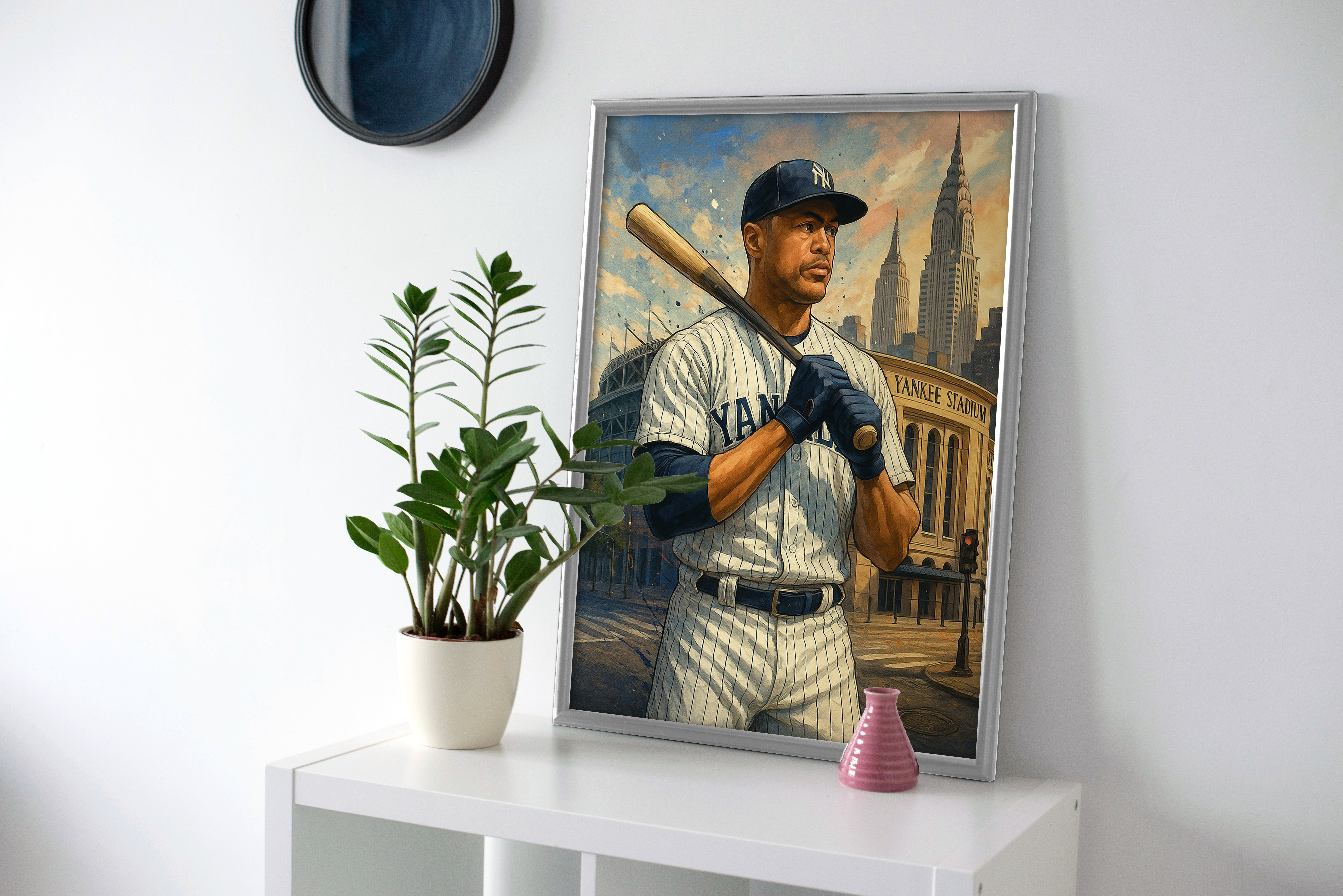 Giancarlo Stanton Poster yankees canvas wall art painting