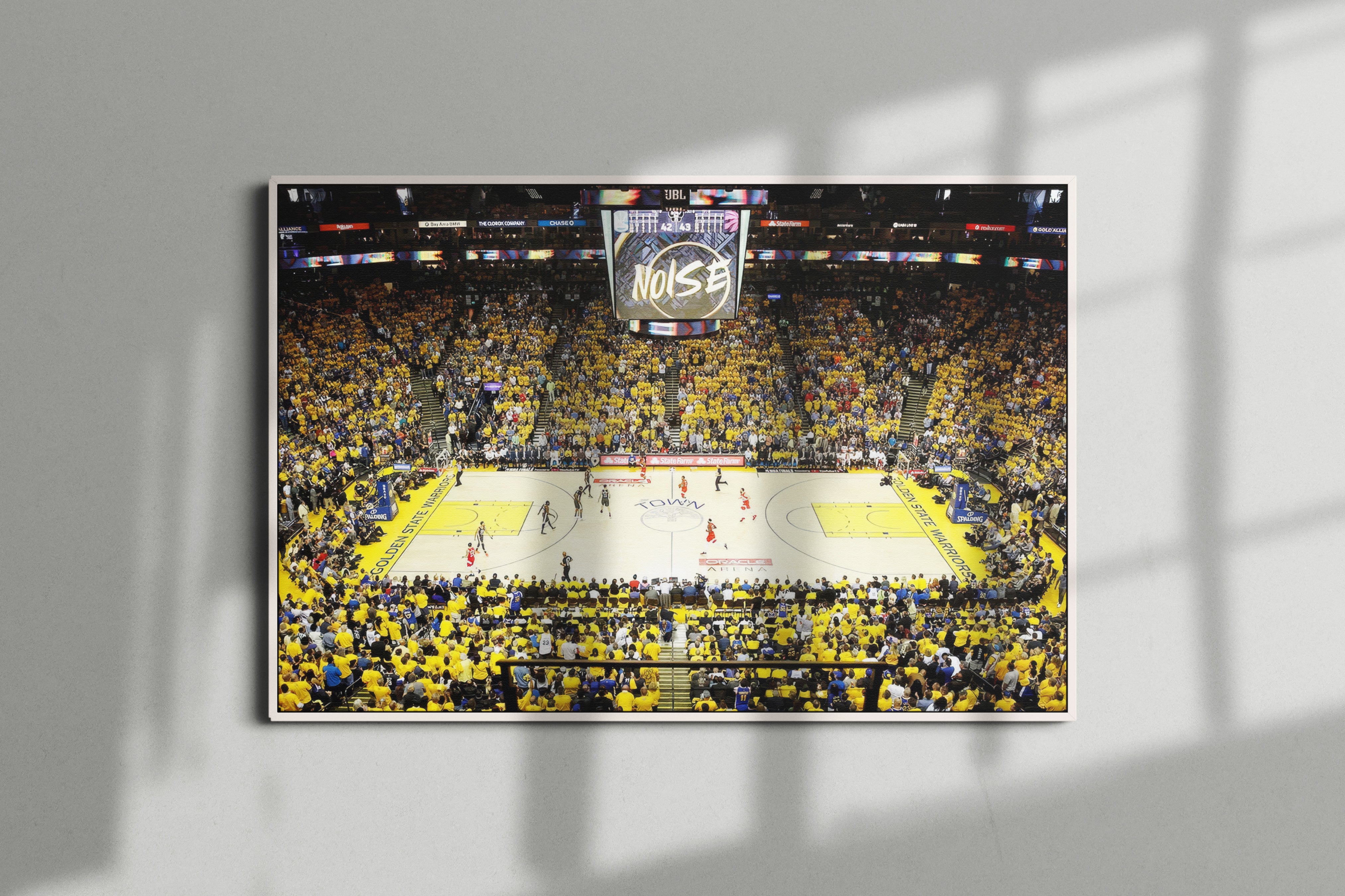 Golden State Warriors Arena Poster or Canvas Wall Art decor