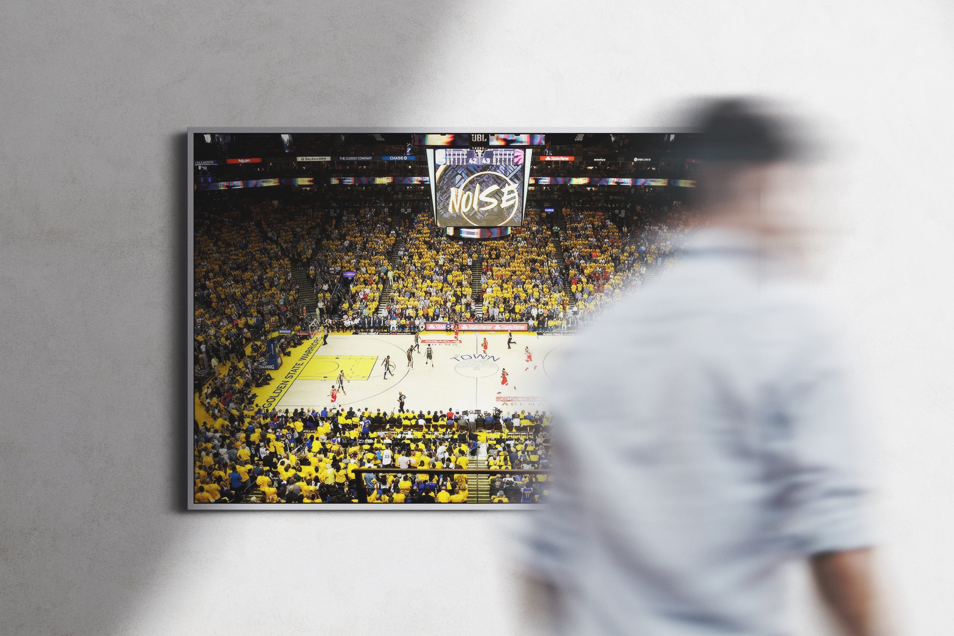 Golden State Warriors Arena Poster or Canvas Wall Art decor print