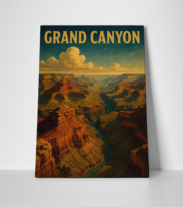 Grand canyon poster canvas wall art print decor